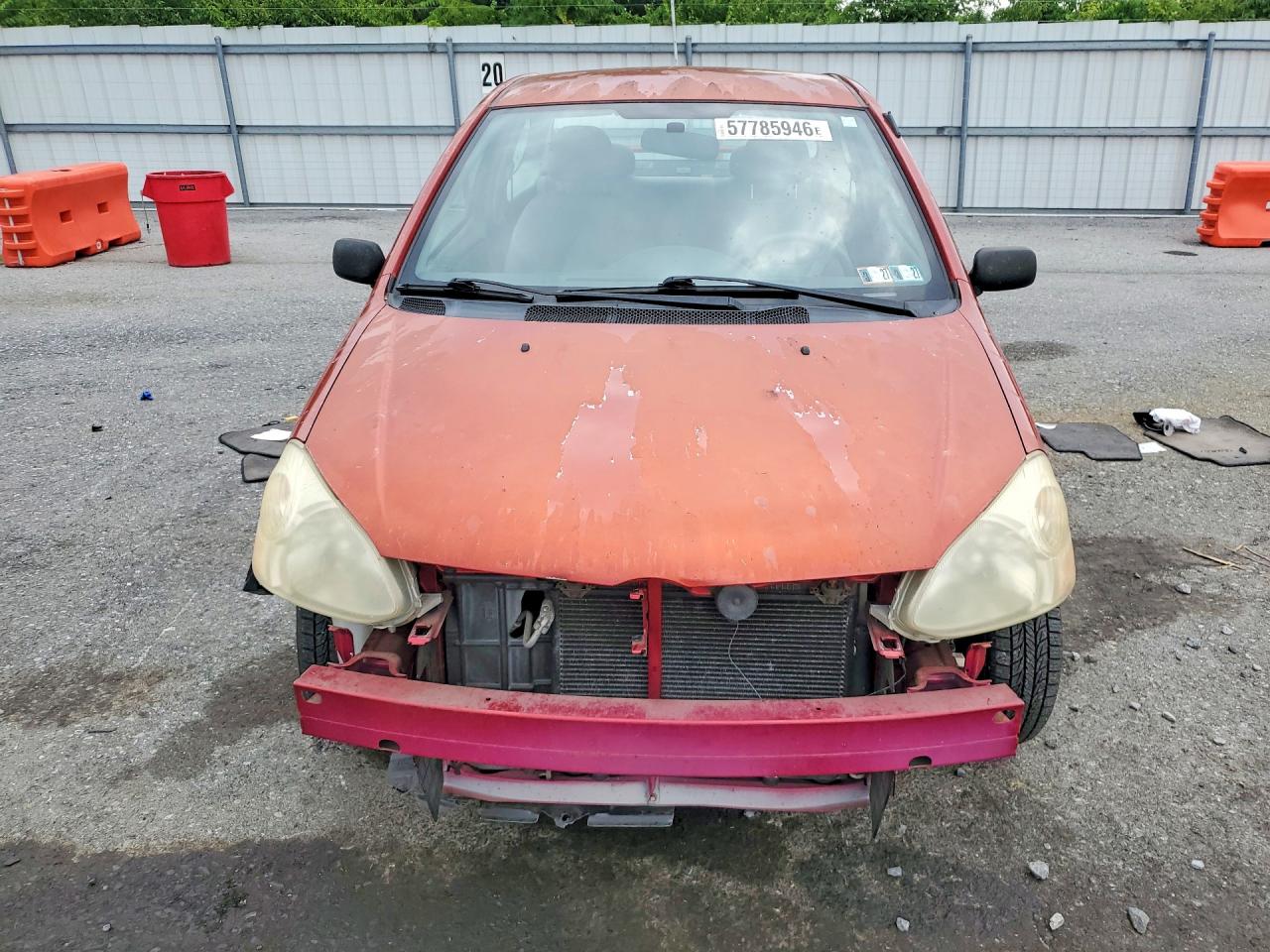 2003 Toyota Echo Base Burgundy vin: JTDAT123130275891