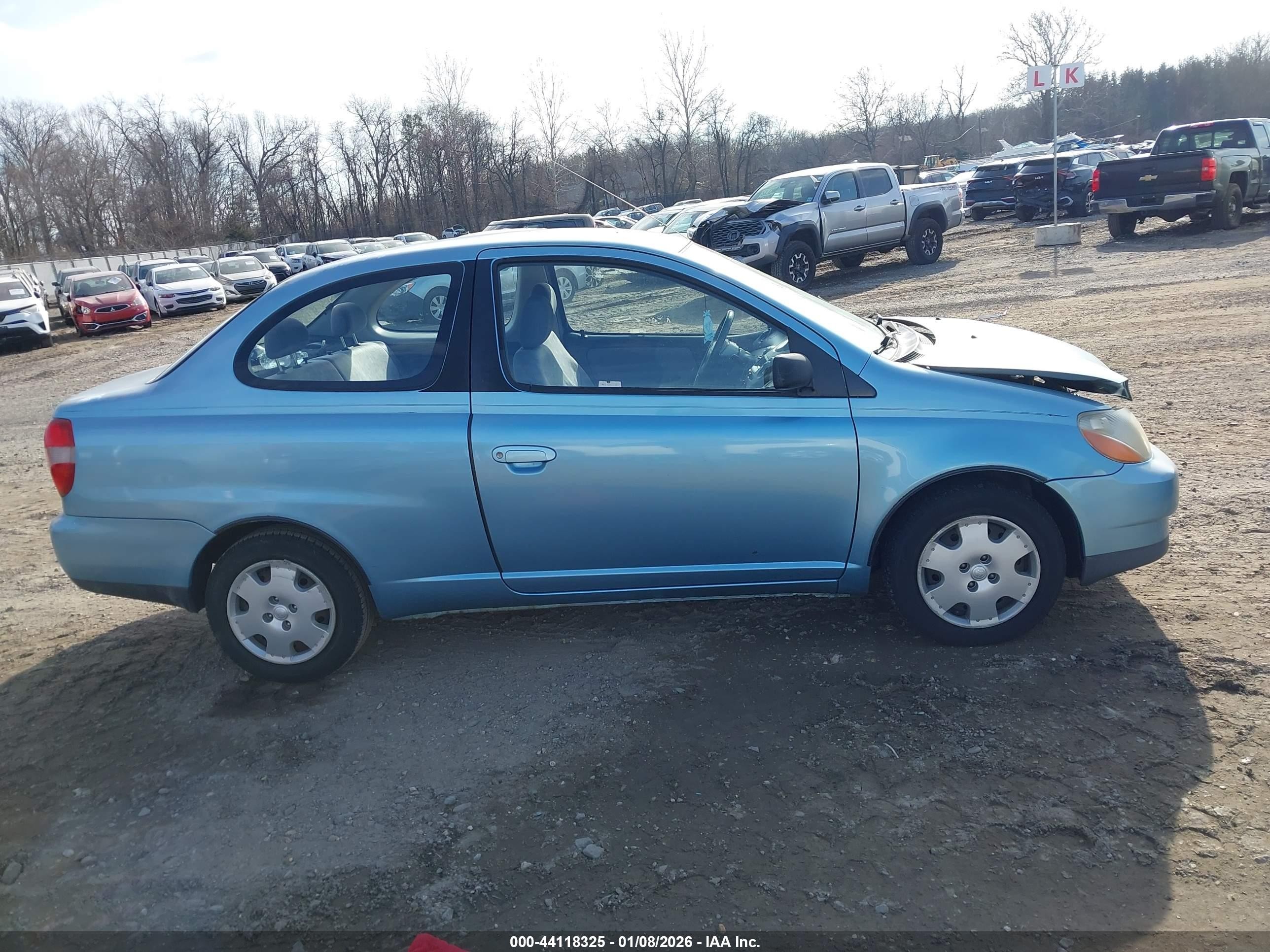 2002 Toyota Echo   Blue vin: JTDAT123320224293
