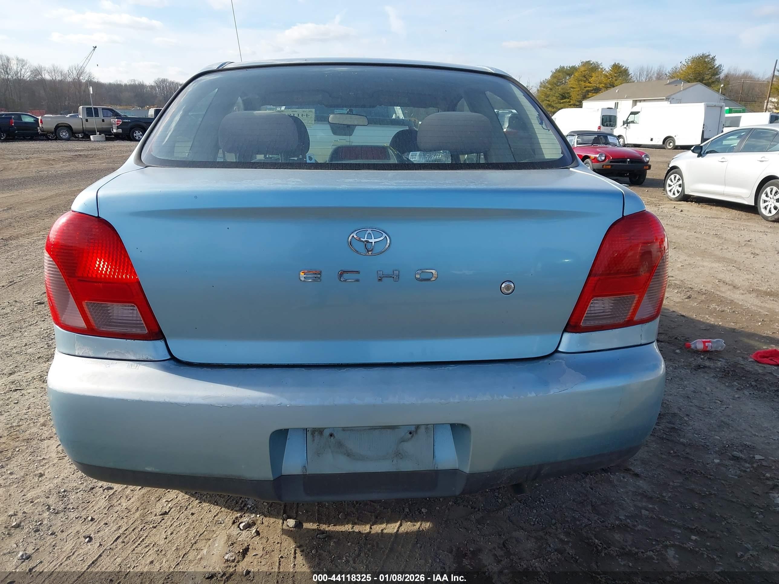 2002 Toyota Echo   Blue vin: JTDAT123320224293