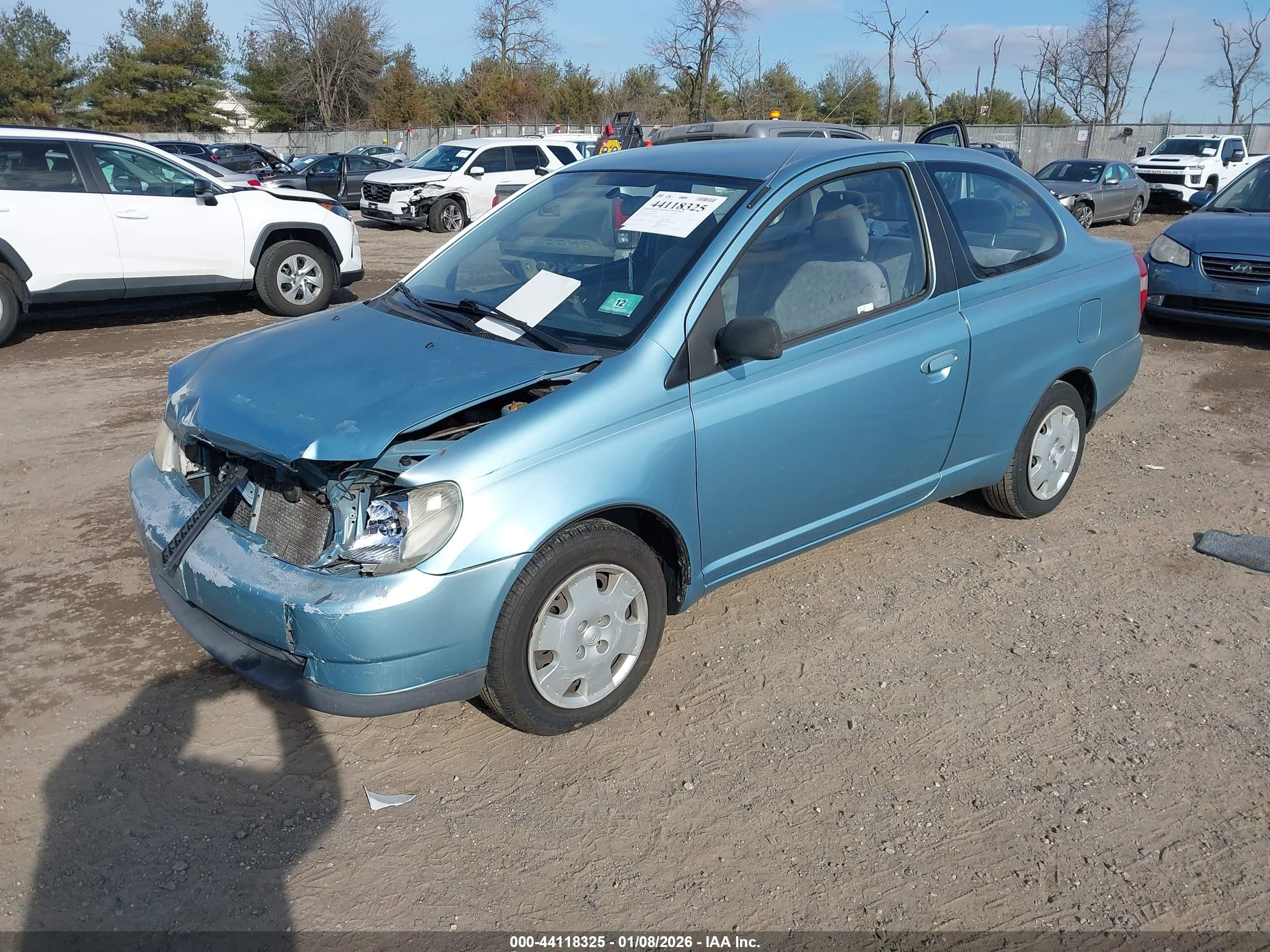 2002 Toyota Echo   Blue vin: JTDAT123320224293