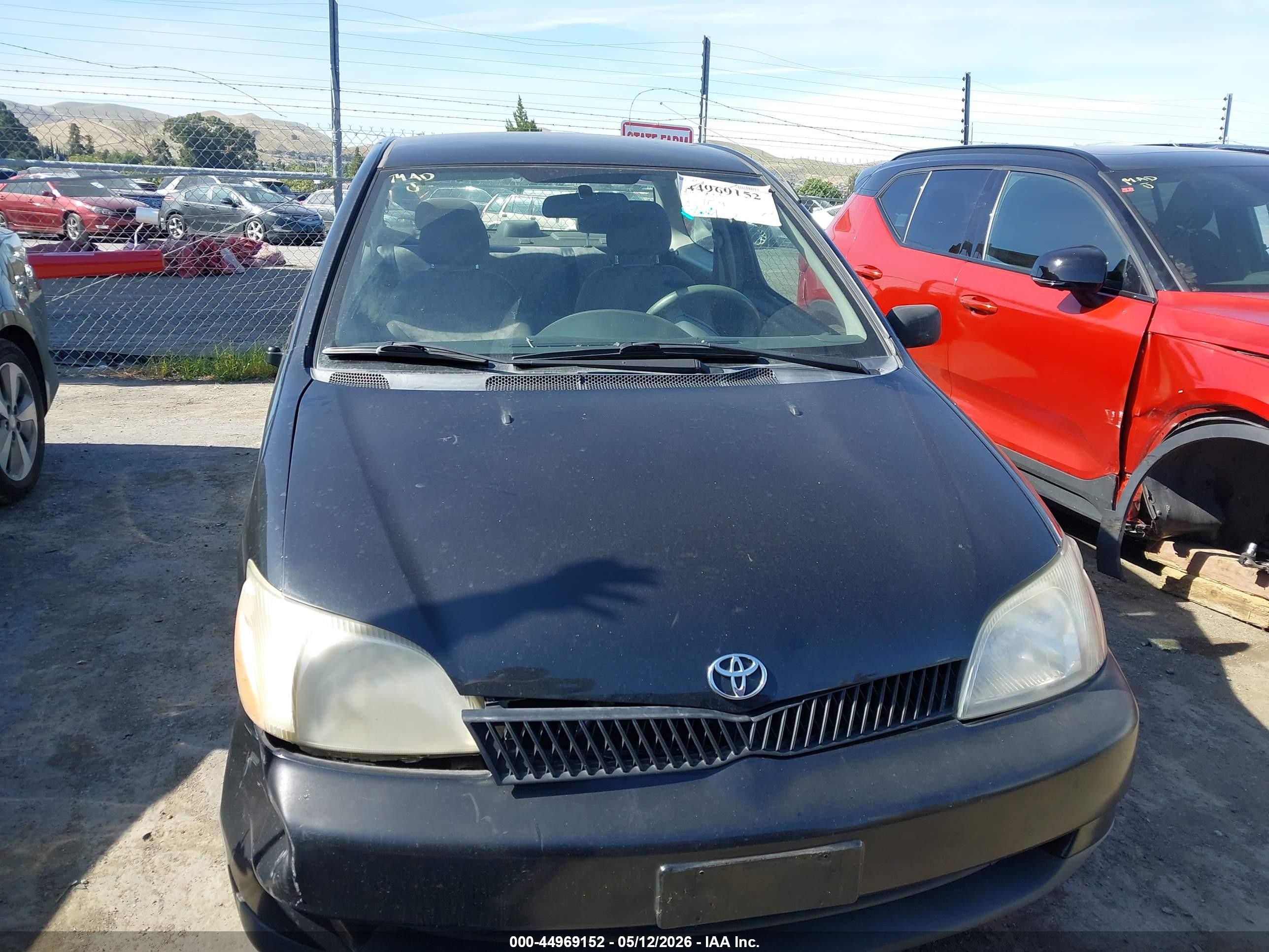 2001 Toyota Echo   Black vin: JTDAT123510135775