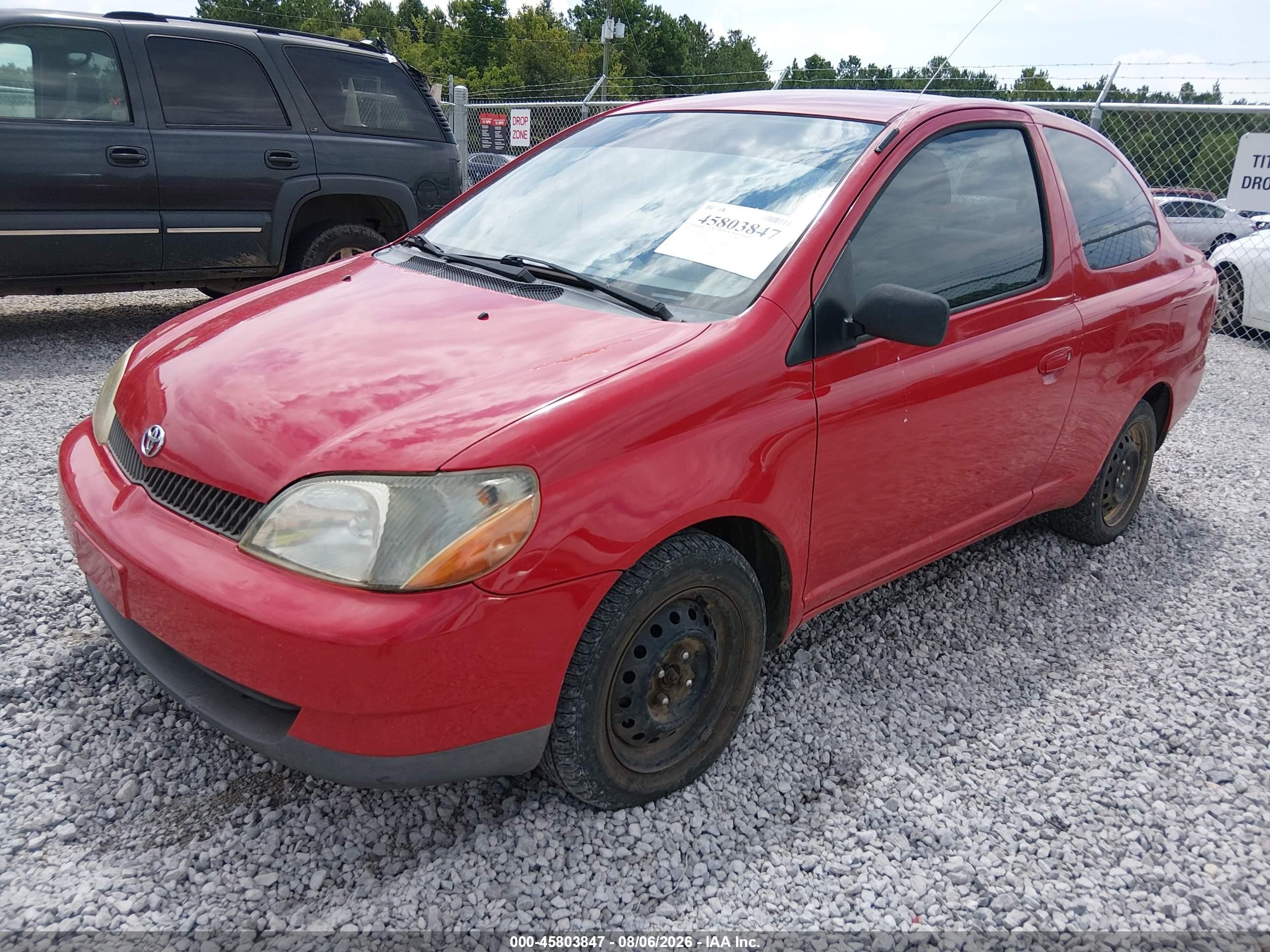 2001 Toyota Echo   Red vin: JTDAT123510146064