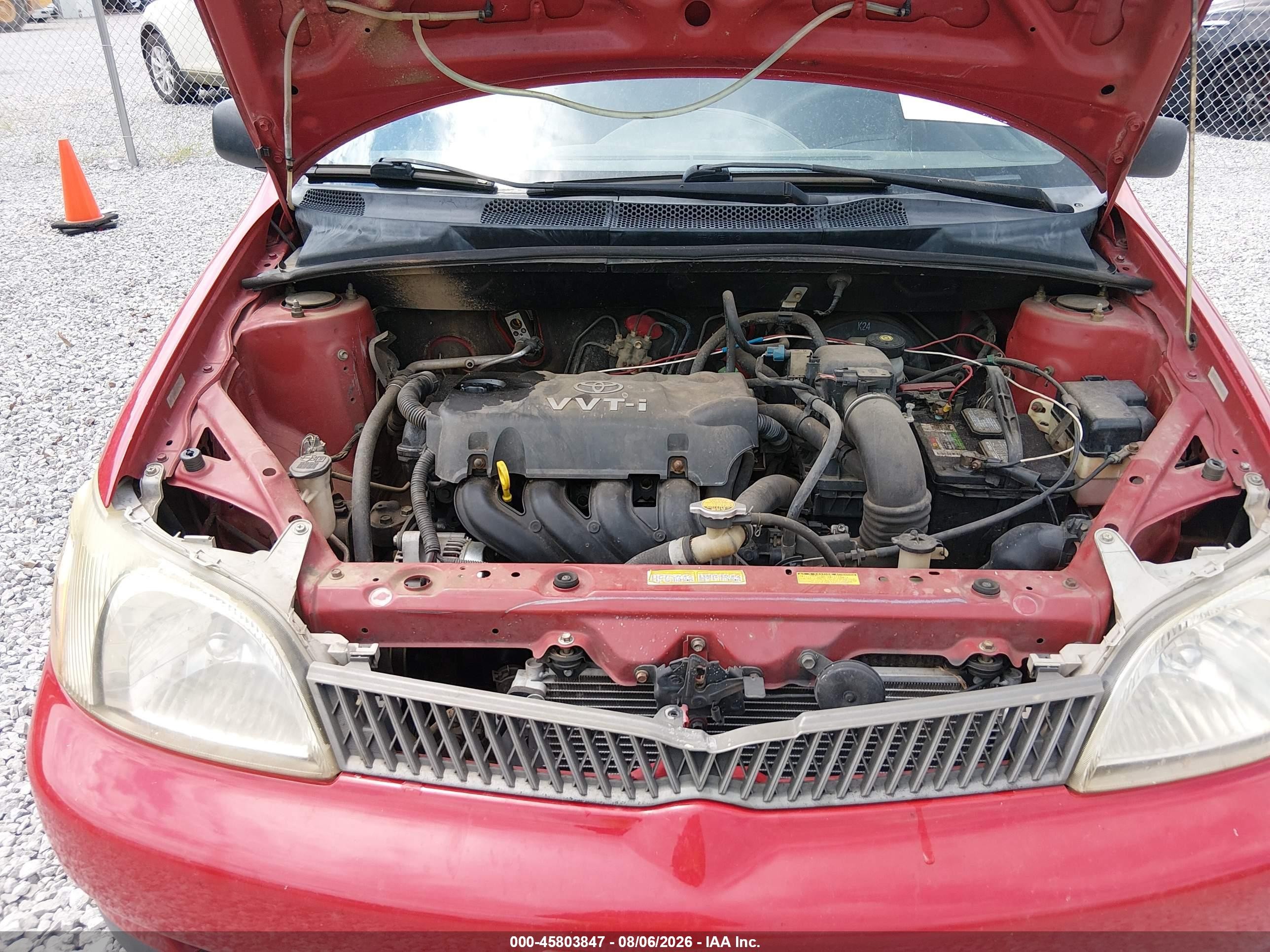 2001 Toyota Echo   Red vin: JTDAT123510146064