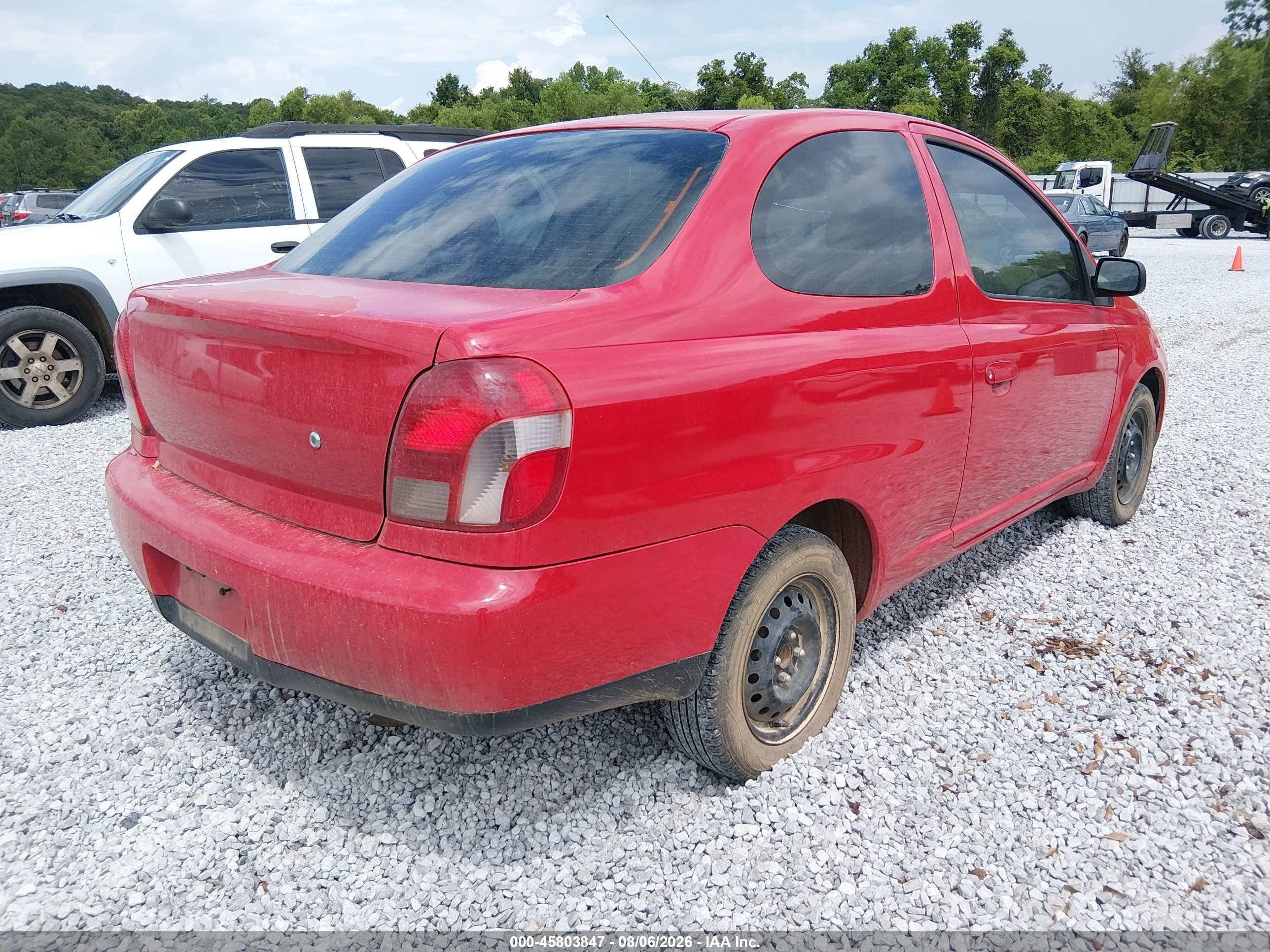 2001 Toyota Echo   Red vin: JTDAT123510146064