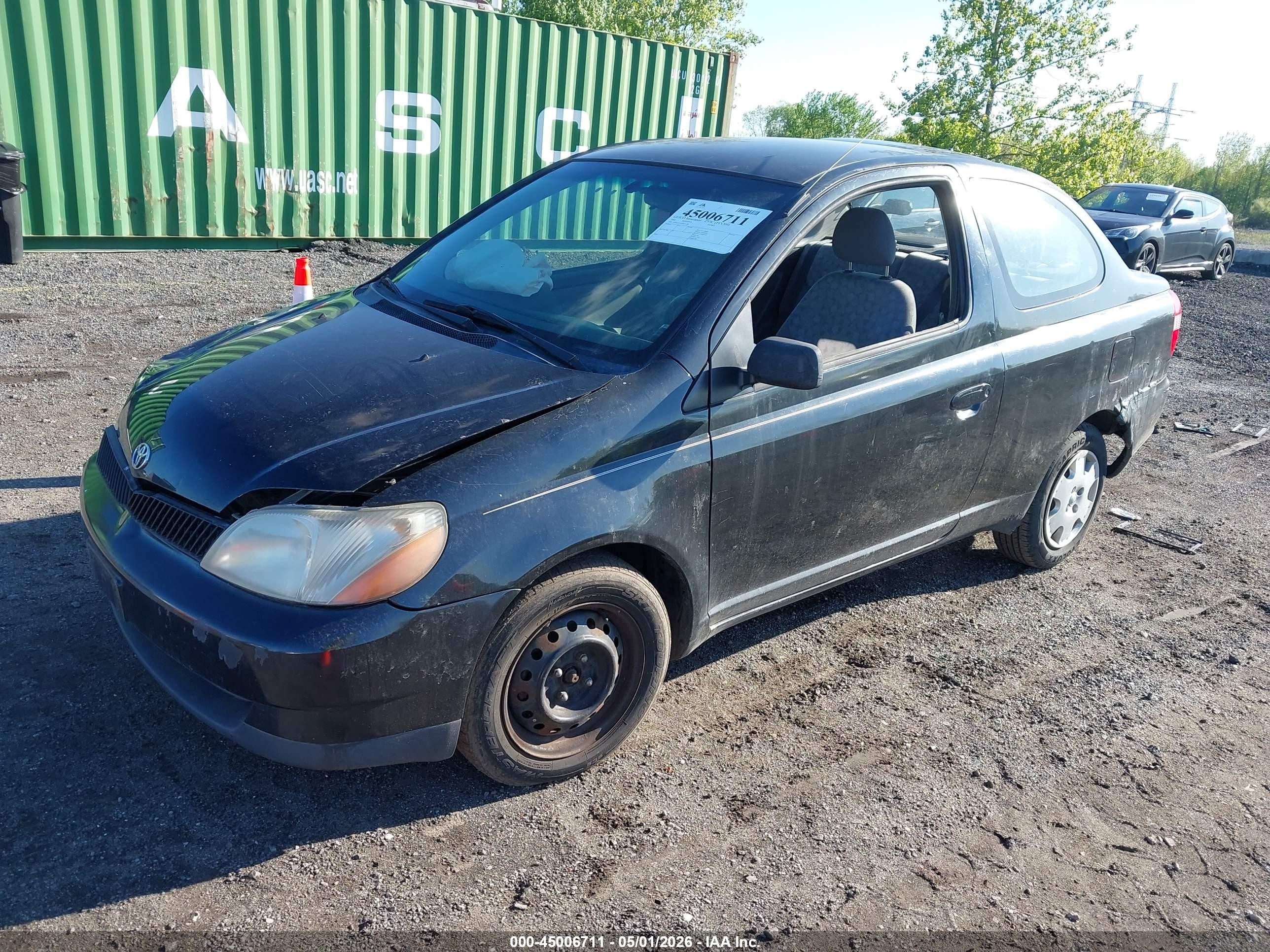 2002 Toyota Echo   Black vin: JTDAT123520213182