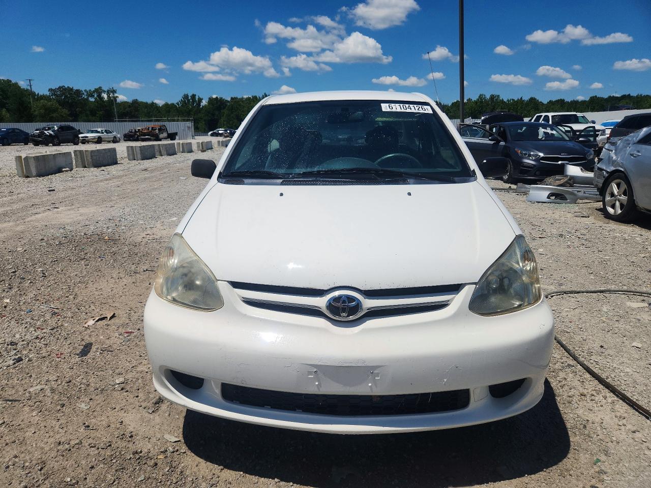 2003 Toyota Echo Base Белый vin: JTDAT123530278471