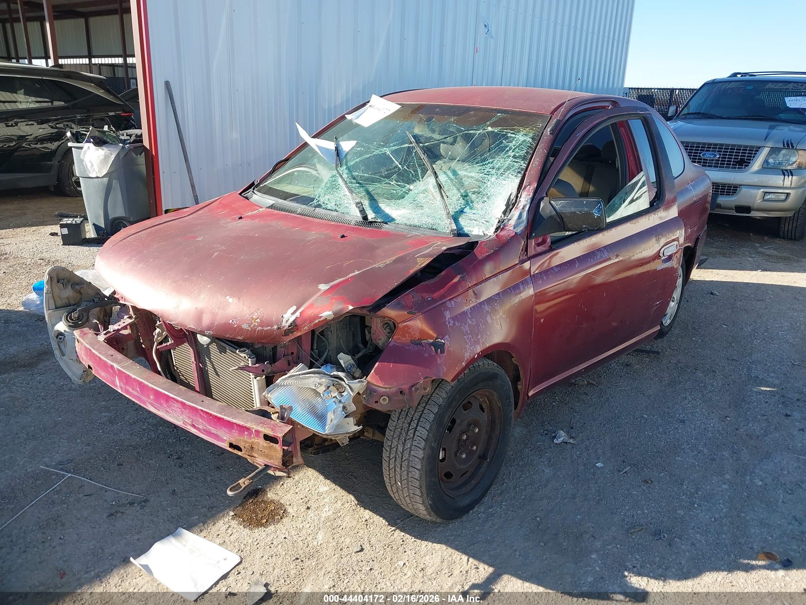 2003 Toyota Echo   Бордовый vin: JTDAT123530280396