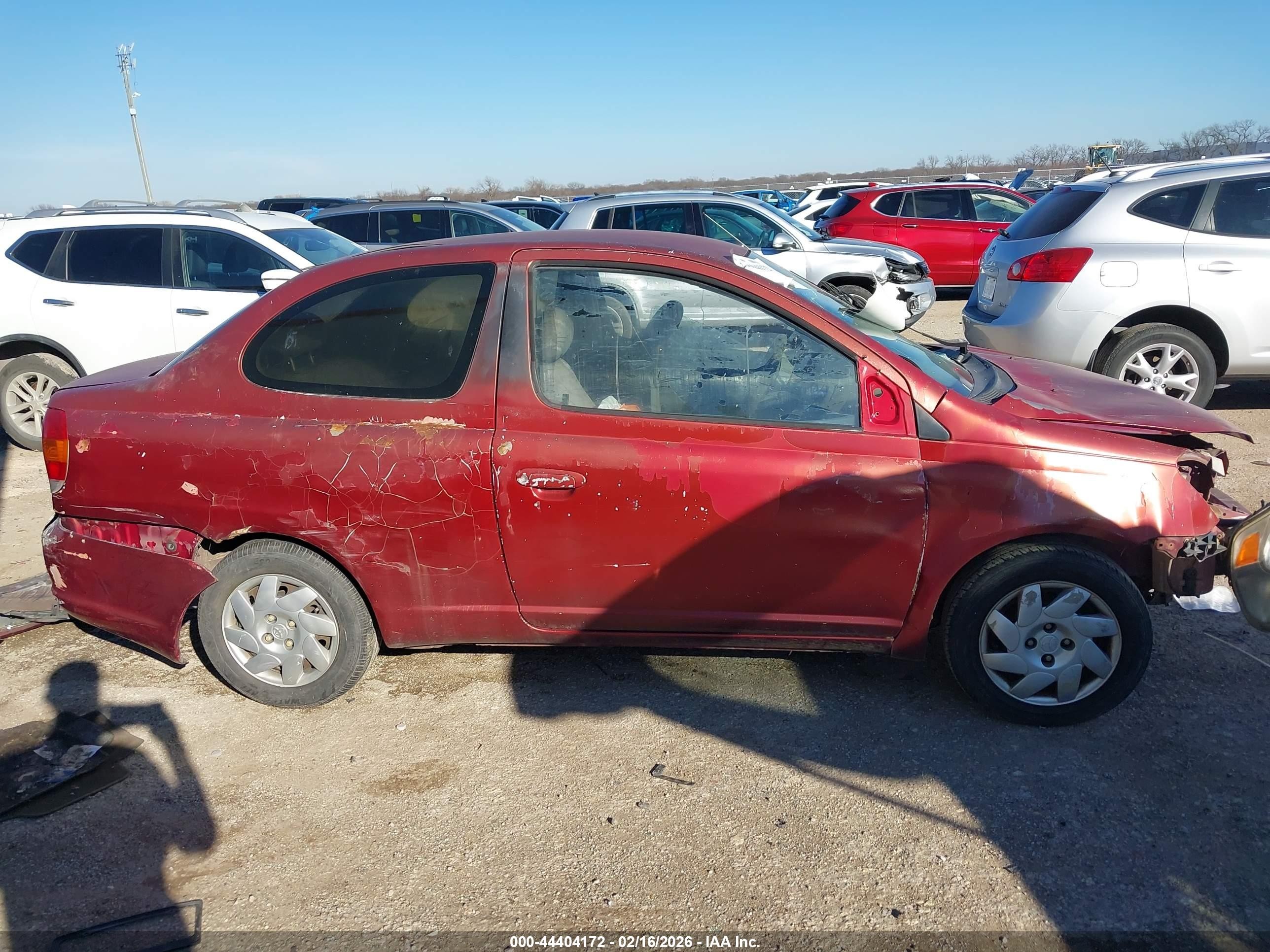 2003 Toyota Echo   Бордовый vin: JTDAT123530280396