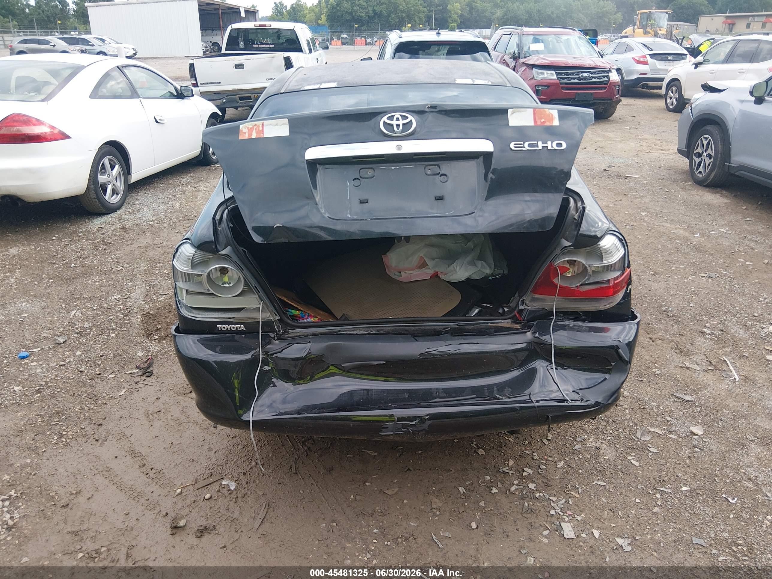 2003 Toyota Echo   Black vin: JTDAT123530281807