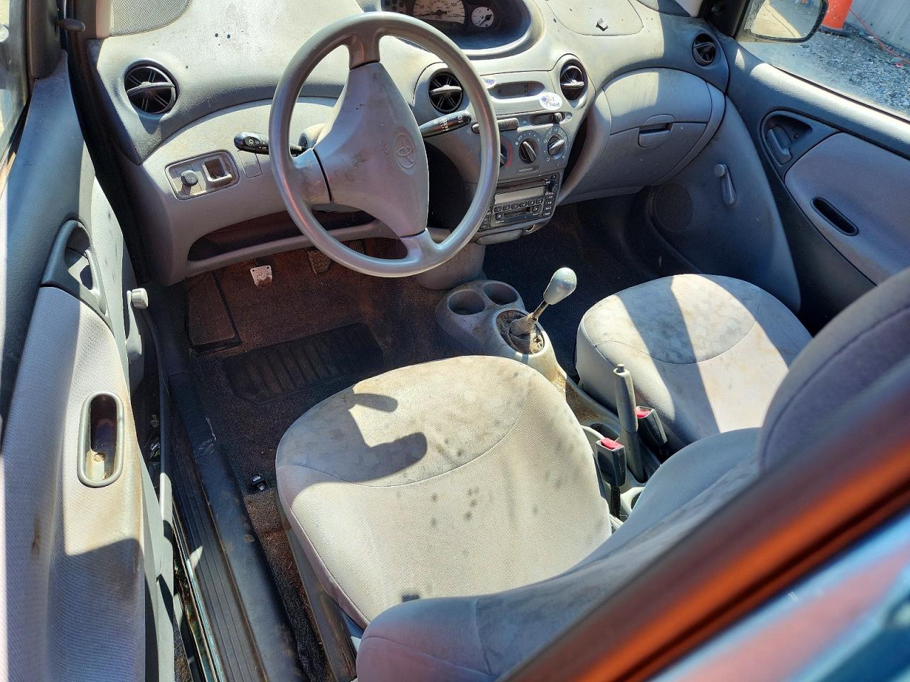 2000 Toyota Echo Base Turquoise vin: JTDAT1235Y0066970