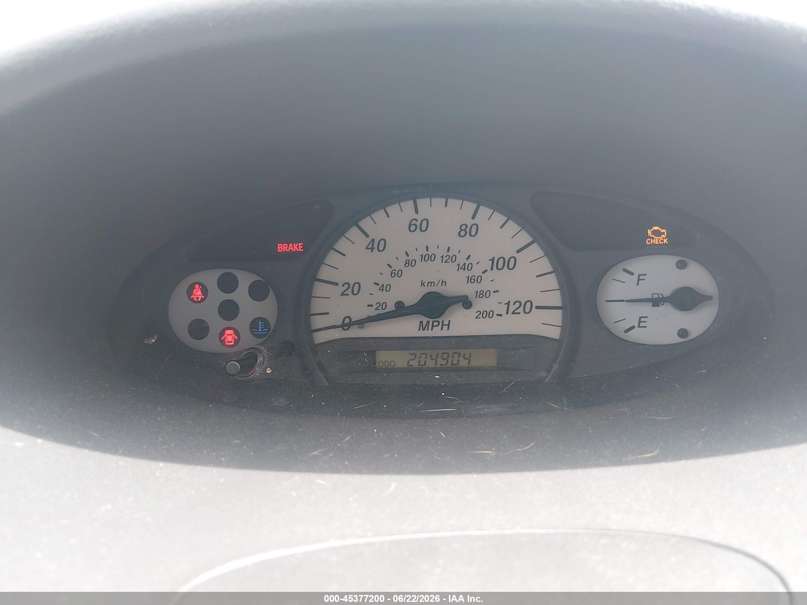 2002 Toyota Echo   White vin: JTDAT123620210856
