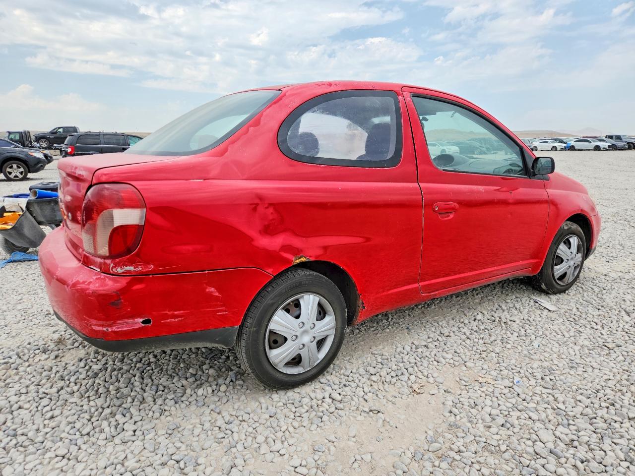 2001 Toyota Echo Base Red vin: JTDAT123710129413
