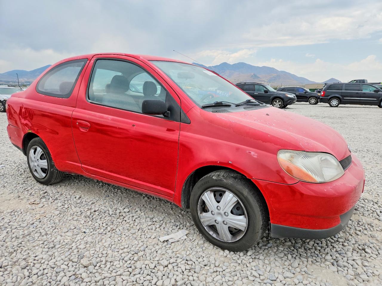 2001 Toyota Echo Base Red vin: JTDAT123710129413