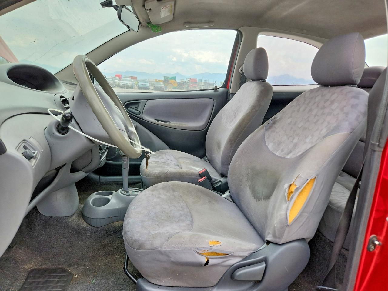 2001 Toyota Echo Base Red vin: JTDAT123710129413