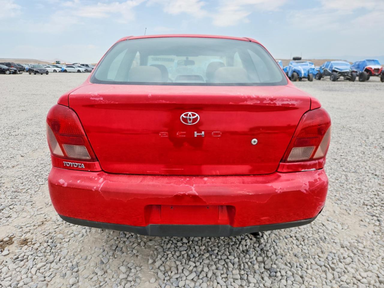 2001 Toyota Echo Base Red vin: JTDAT123710129413