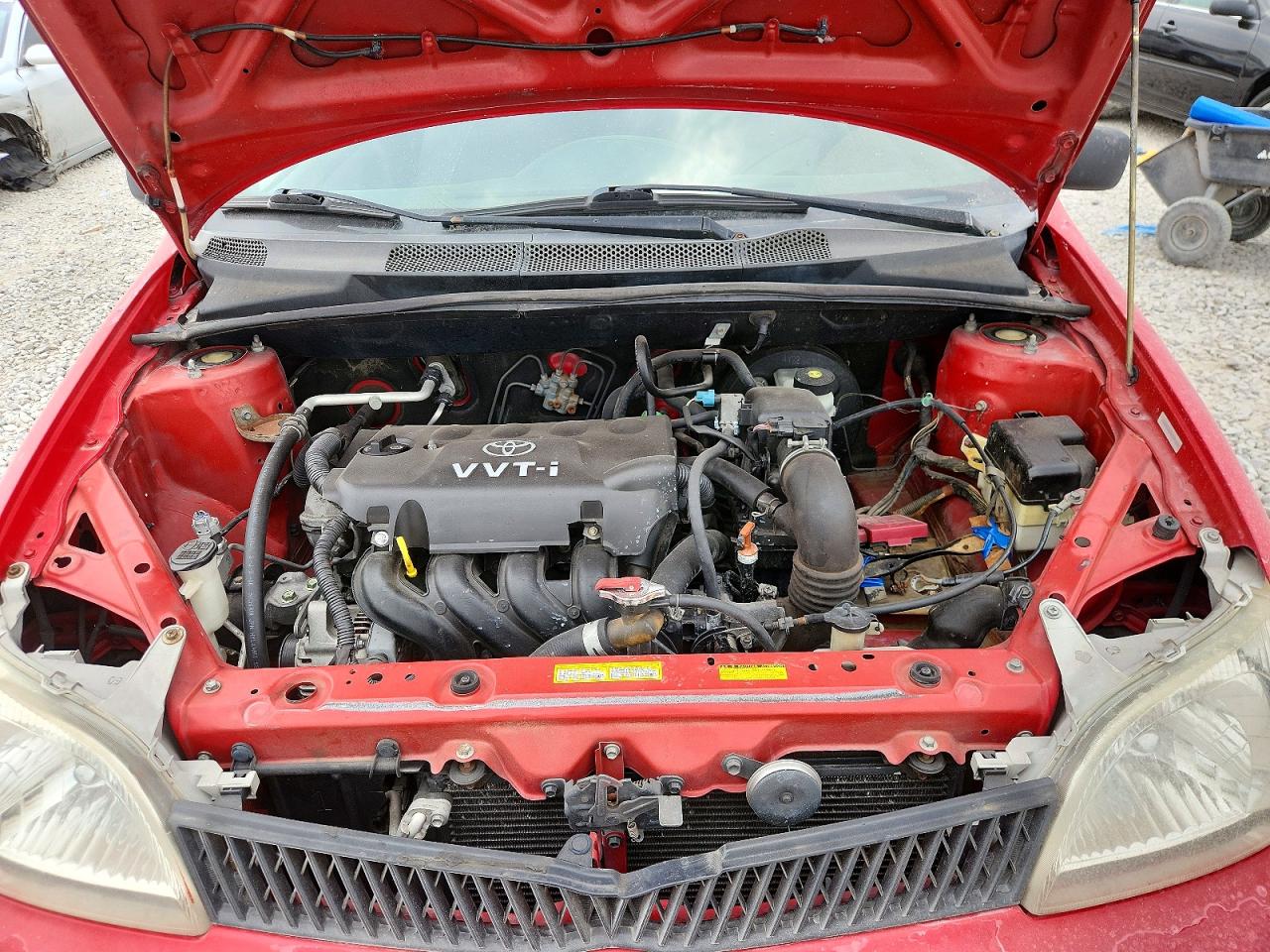 2001 Toyota Echo Base Red vin: JTDAT123710129413