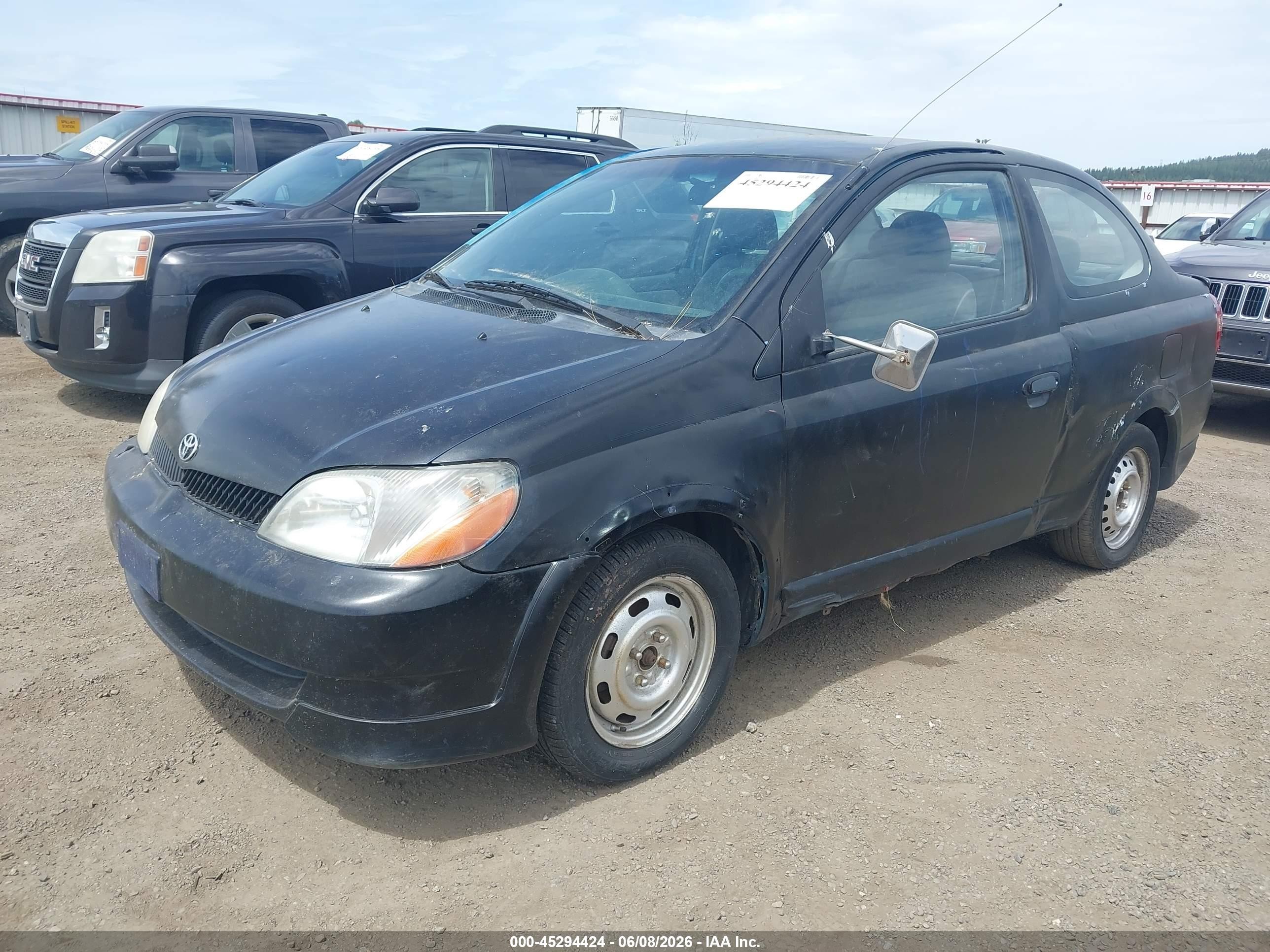 2001 Toyota Echo   Black vin: JTDAT123710132151