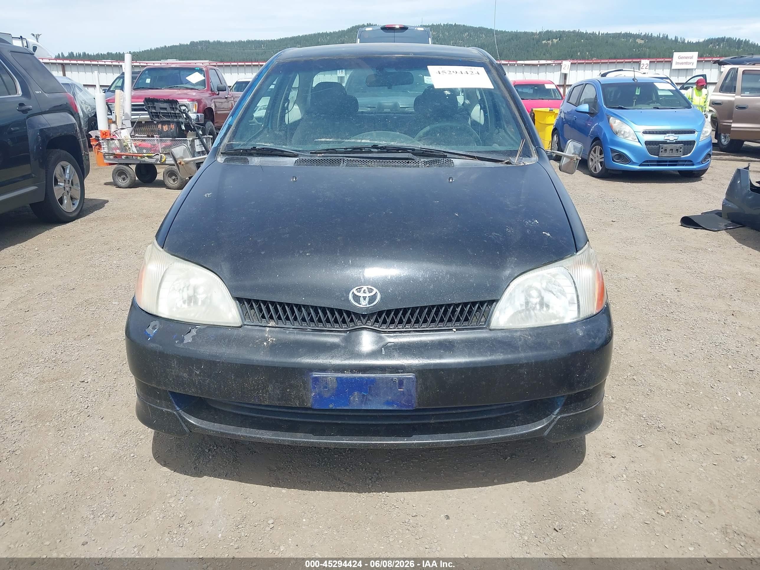 2001 Toyota Echo   Black vin: JTDAT123710132151