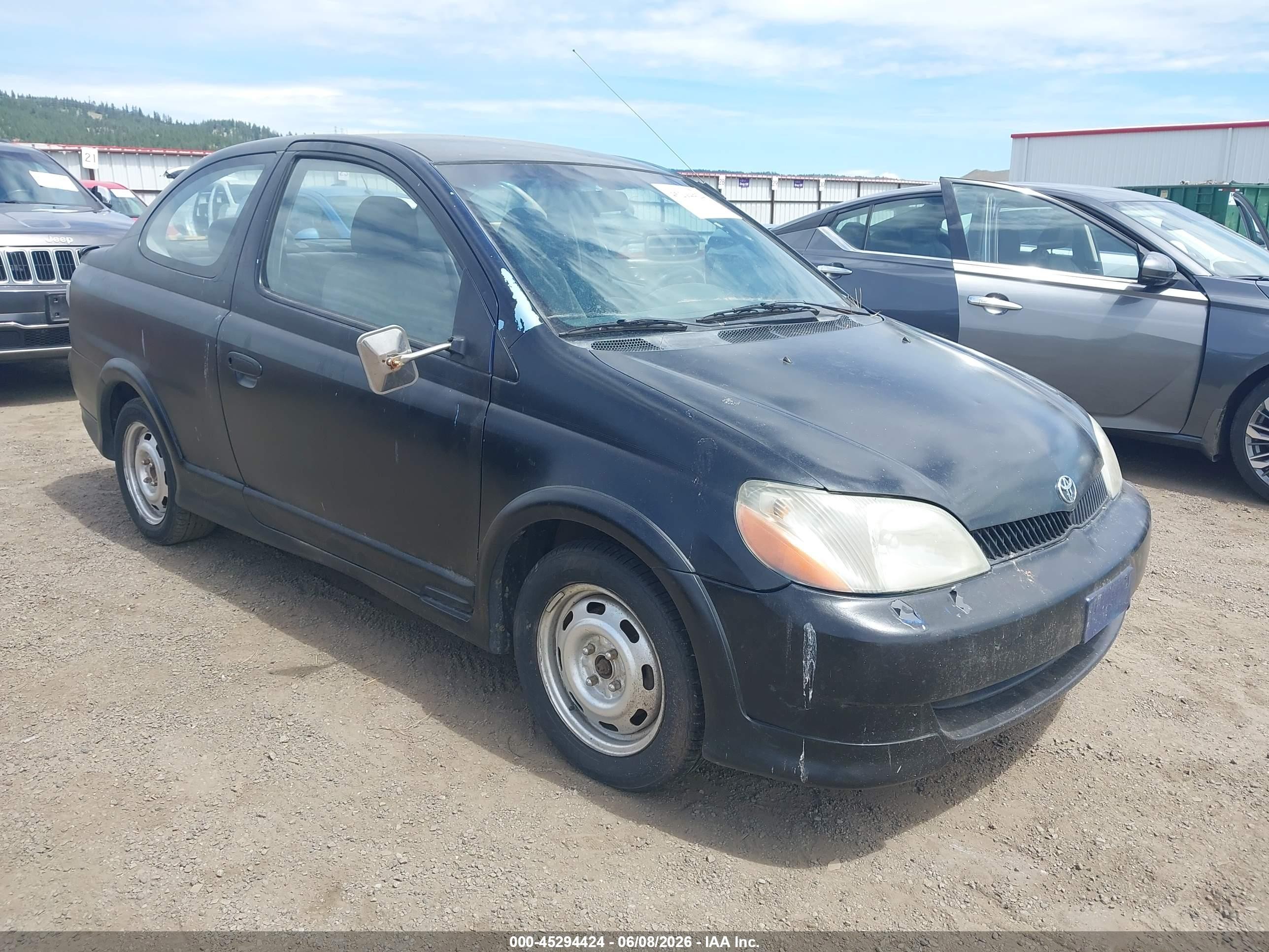 2001 Toyota Echo   Black vin: JTDAT123710132151