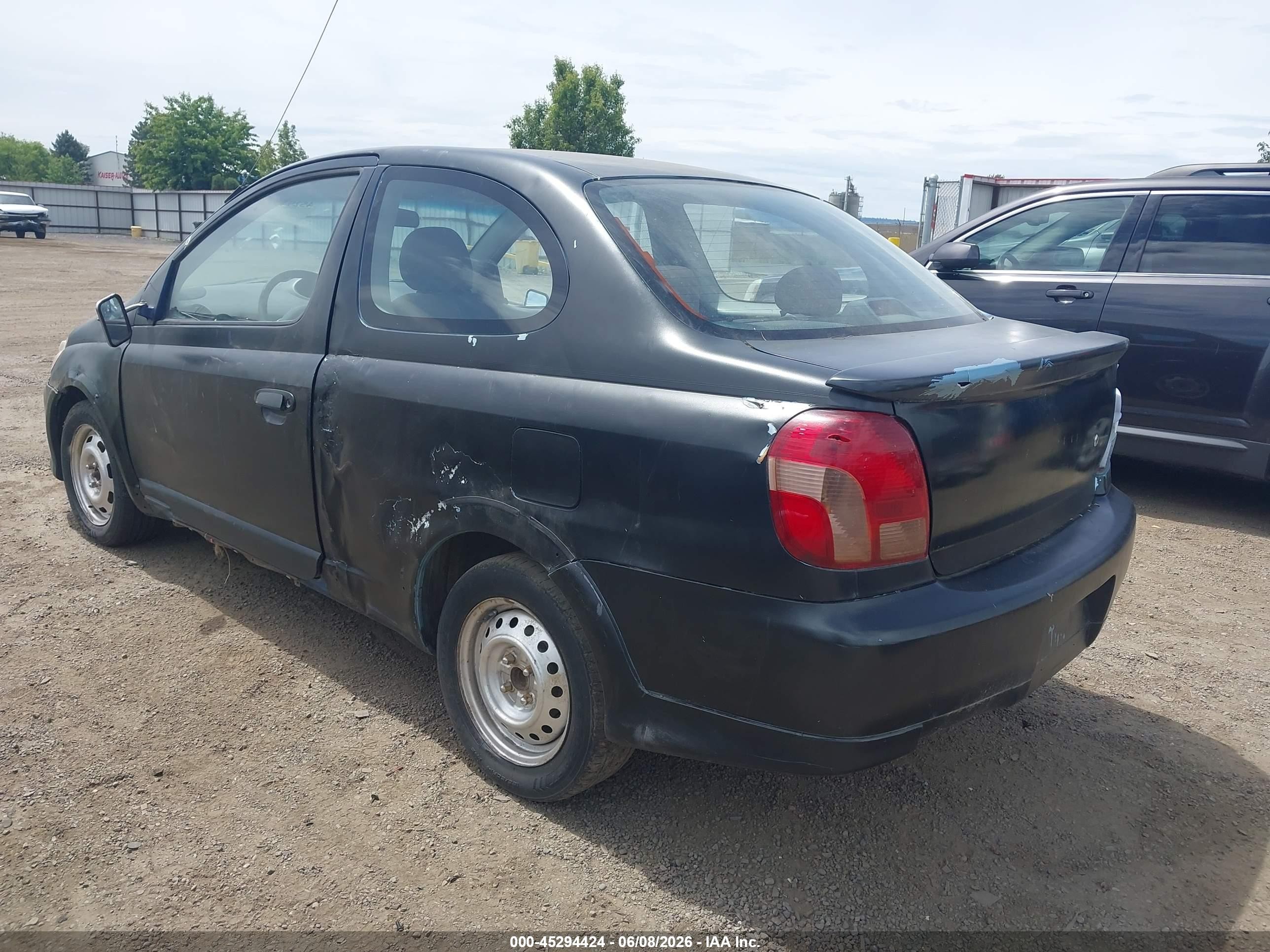 2001 Toyota Echo   Black vin: JTDAT123710132151