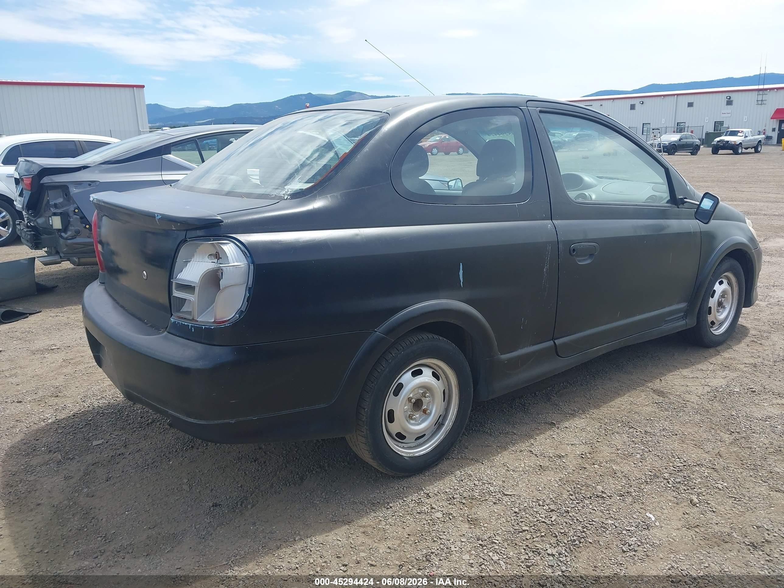 2001 Toyota Echo   Black vin: JTDAT123710132151