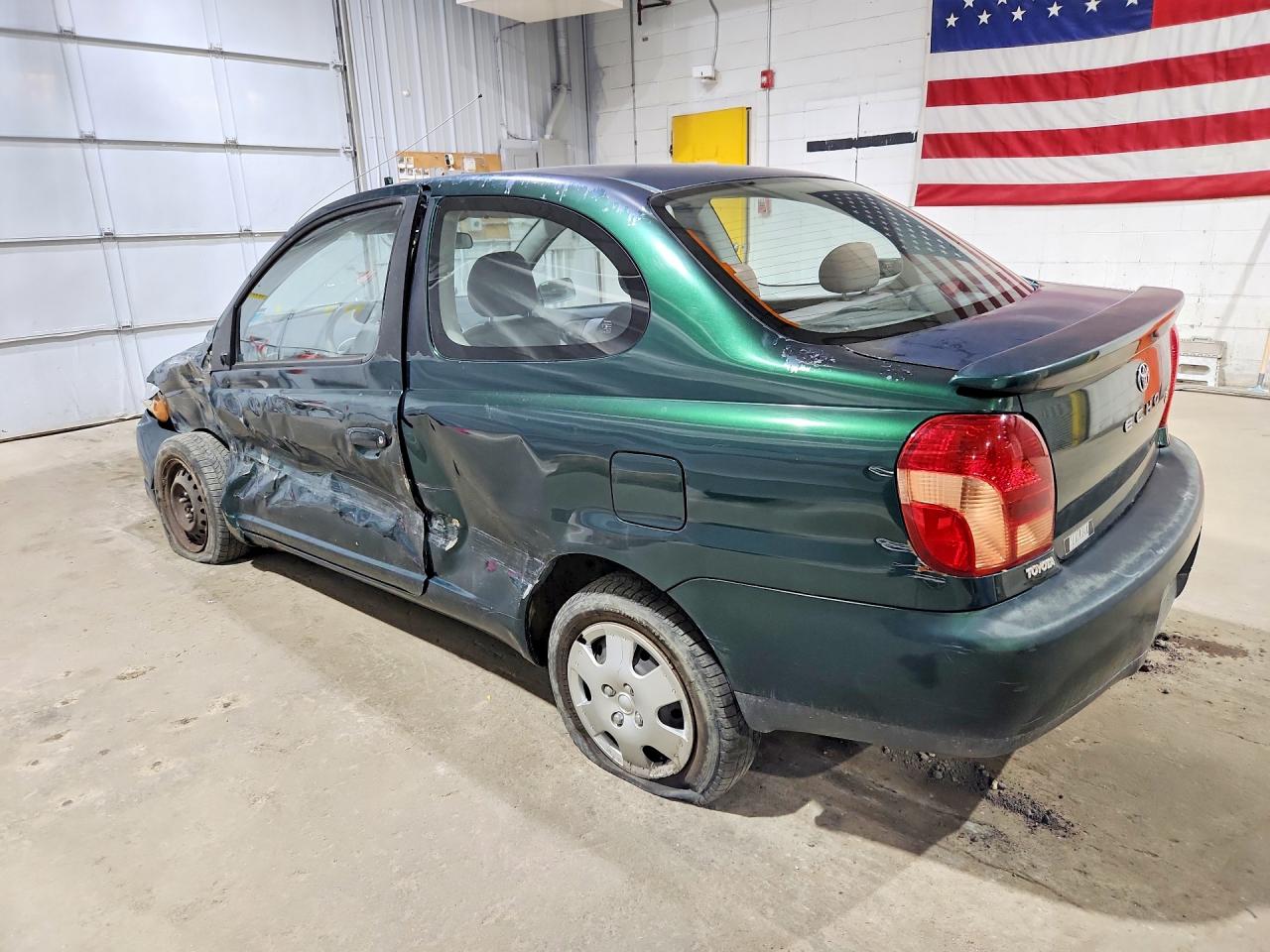 2001 Toyota Echo Green vin: JTDAT123710177364