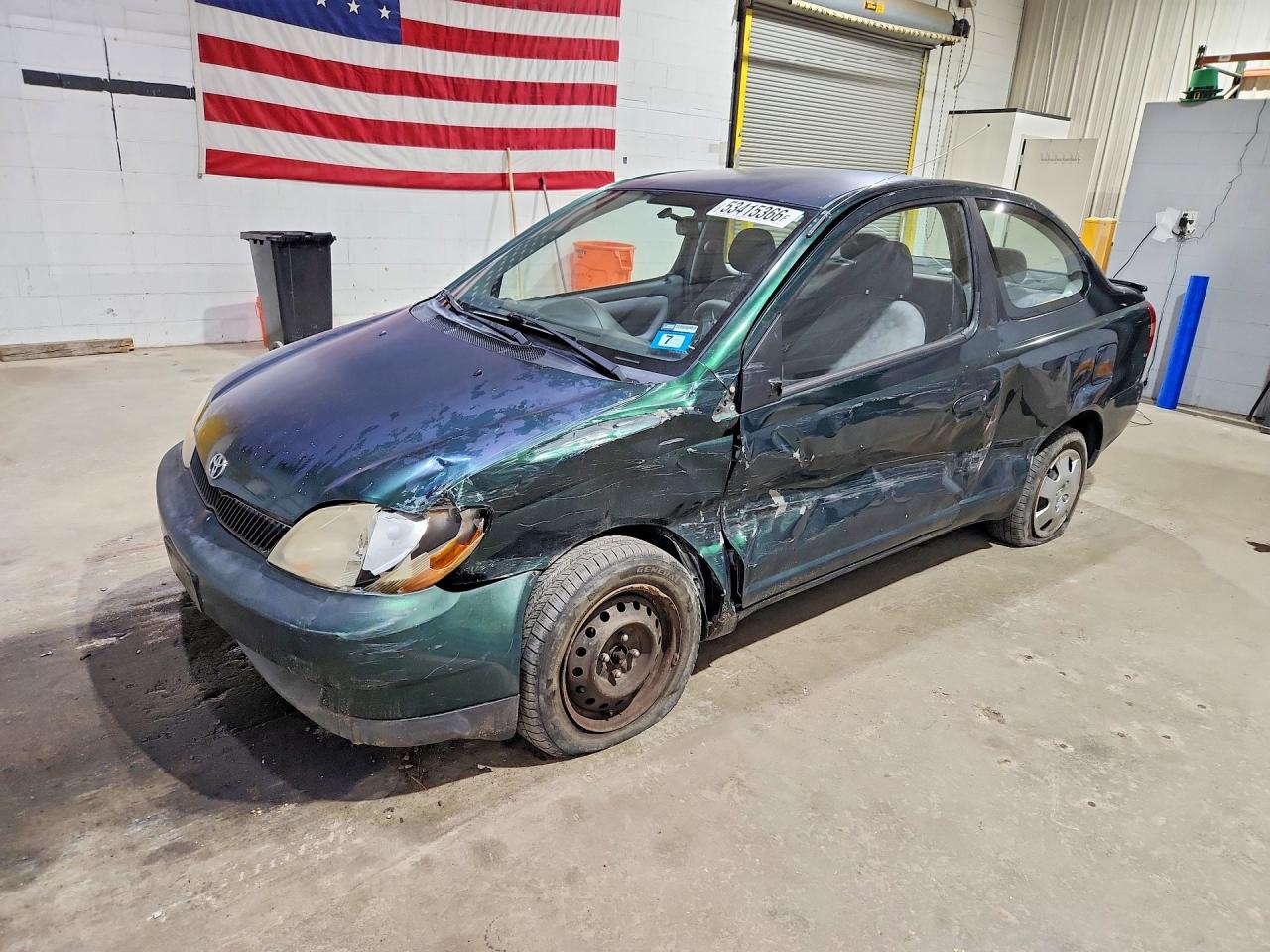 2001 Toyota Echo Green vin: JTDAT123710177364