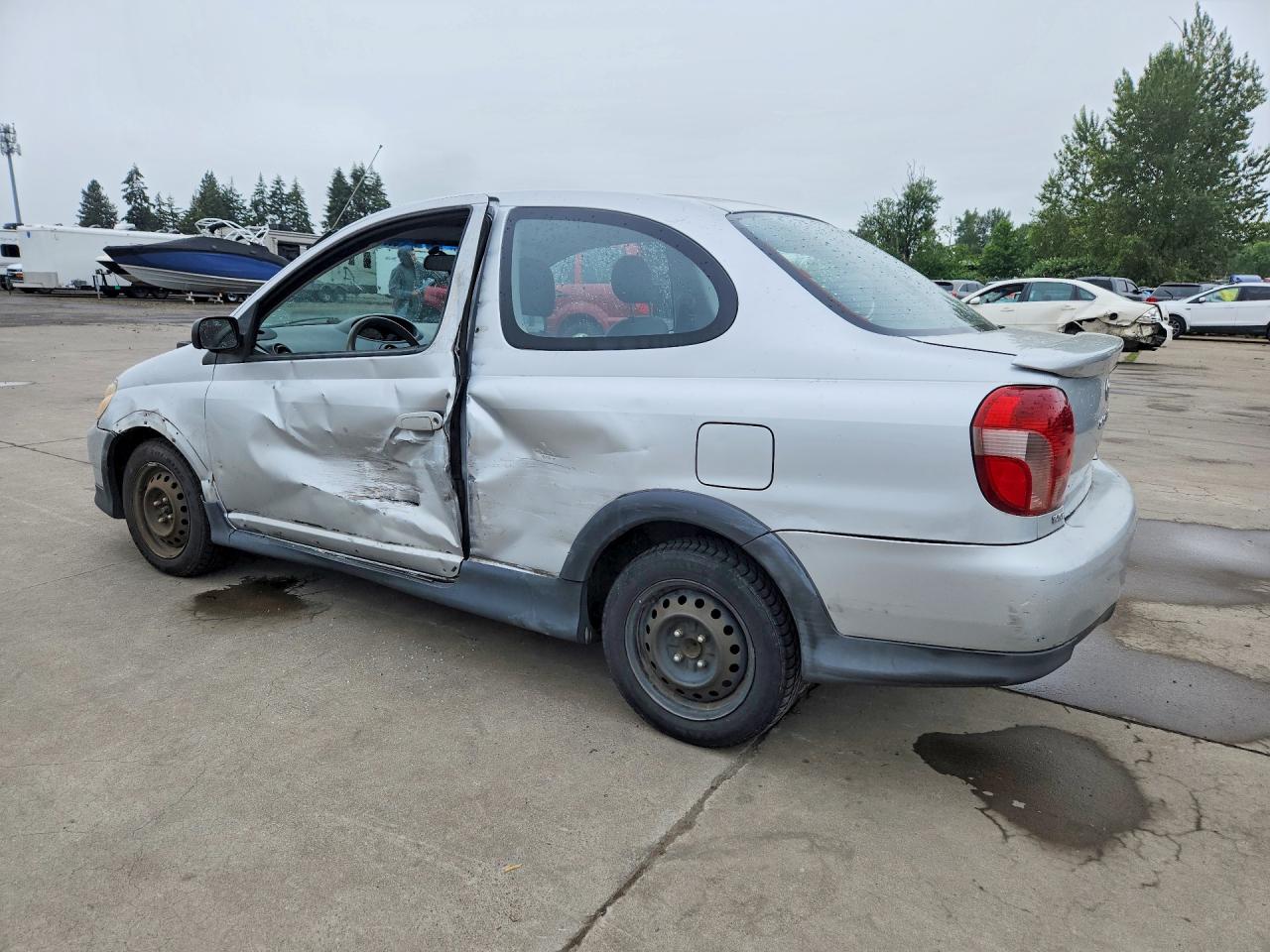 2000 Toyota Echo Base Silver vin: JTDAT1237Y0090283