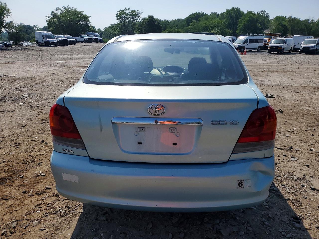 2003 Toyota Echo Base Turquoise vin: JTDAT123830292204