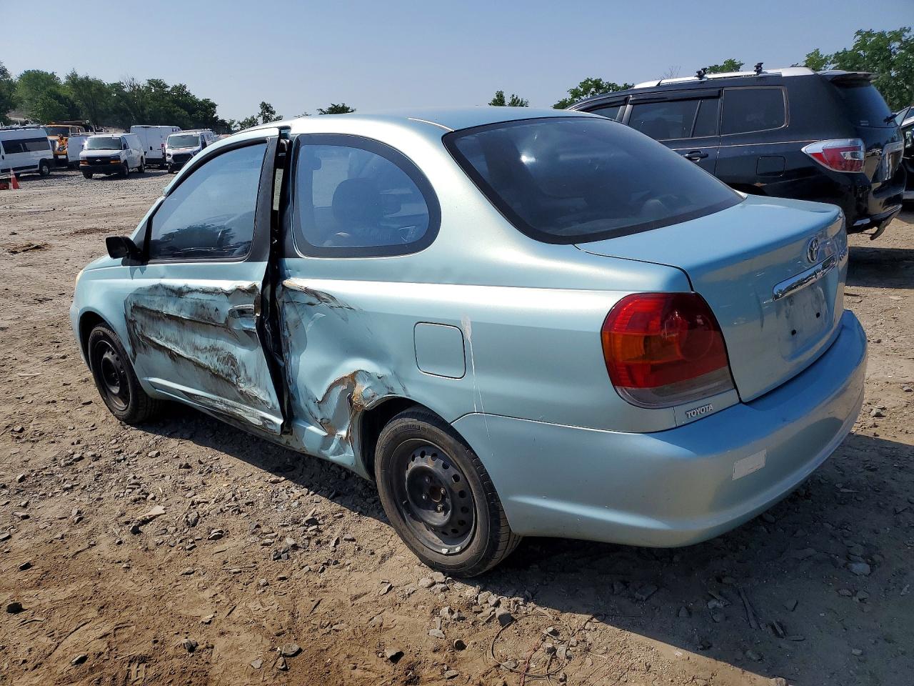 2003 Toyota Echo Base Turquoise vin: JTDAT123830292204