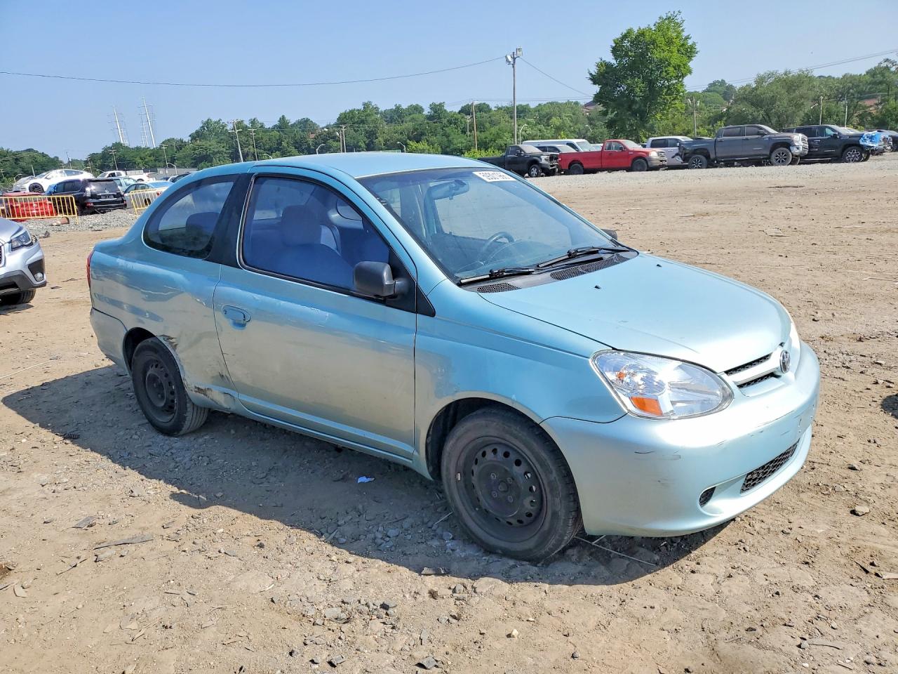 2003 Toyota Echo Base Turquoise vin: JTDAT123830292204