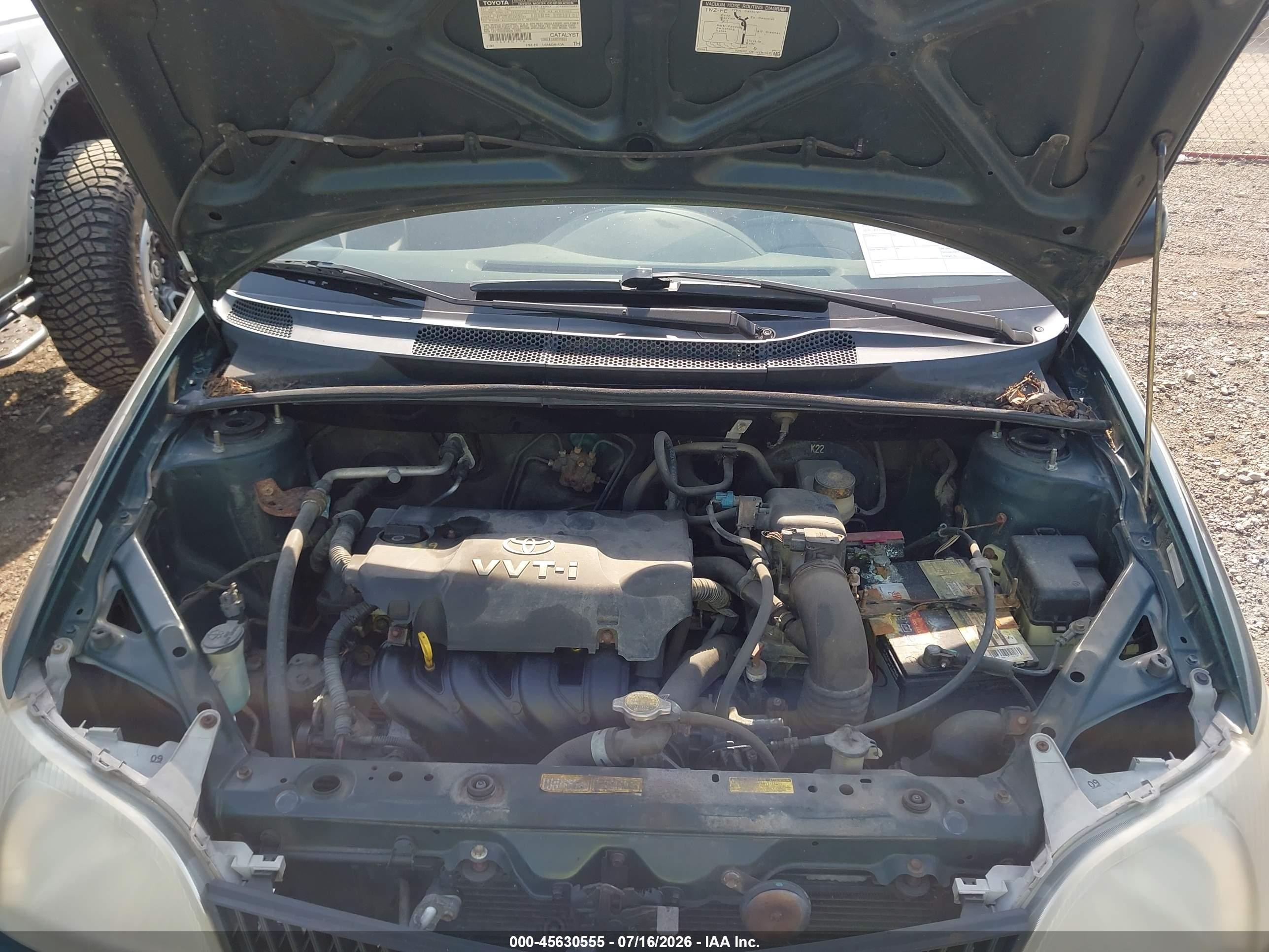 2002 Toyota Echo   Green vin: JTDAT123920215467