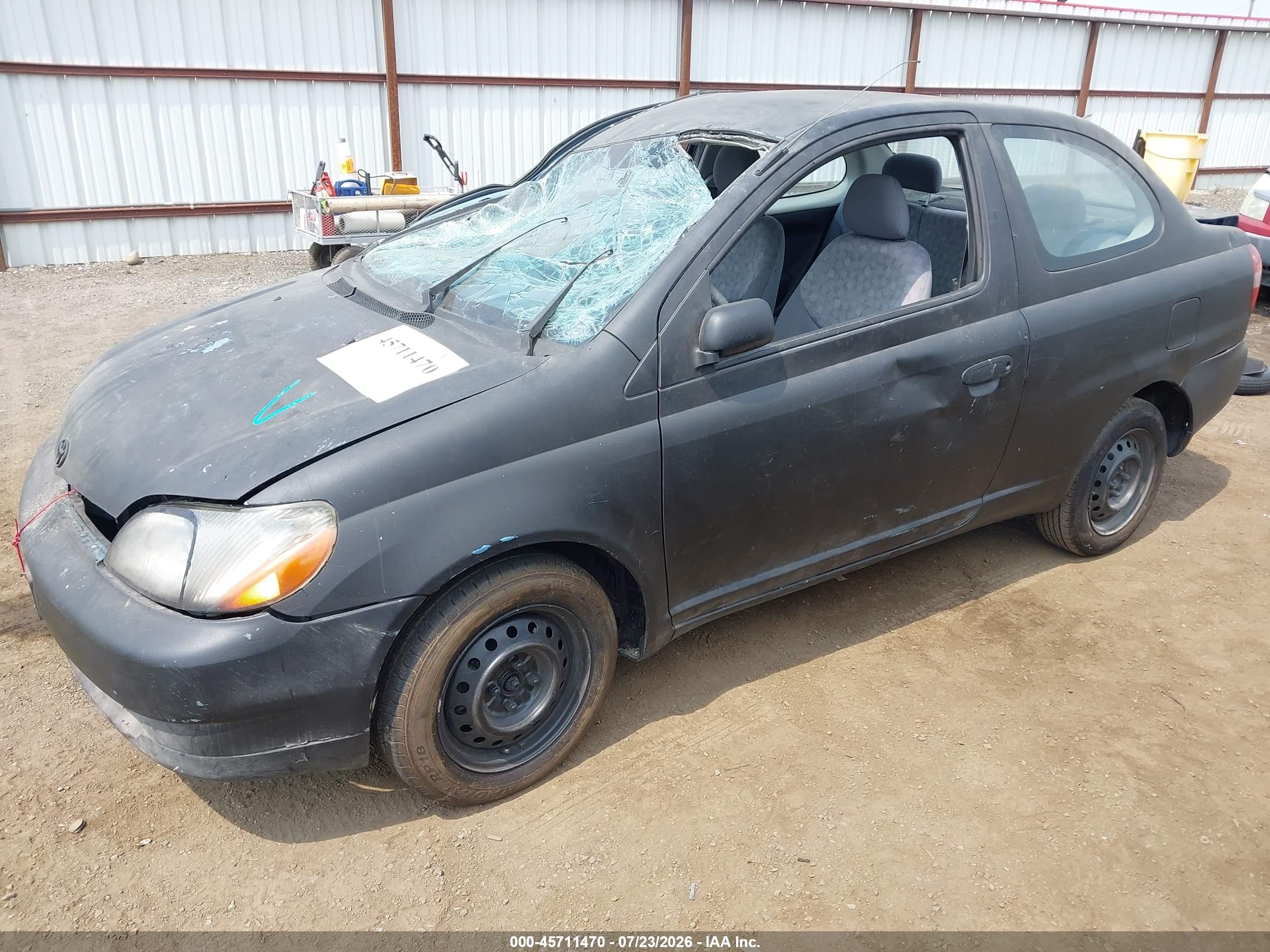 2002 Toyota Echo   Black vin: JTDAT123X20207409