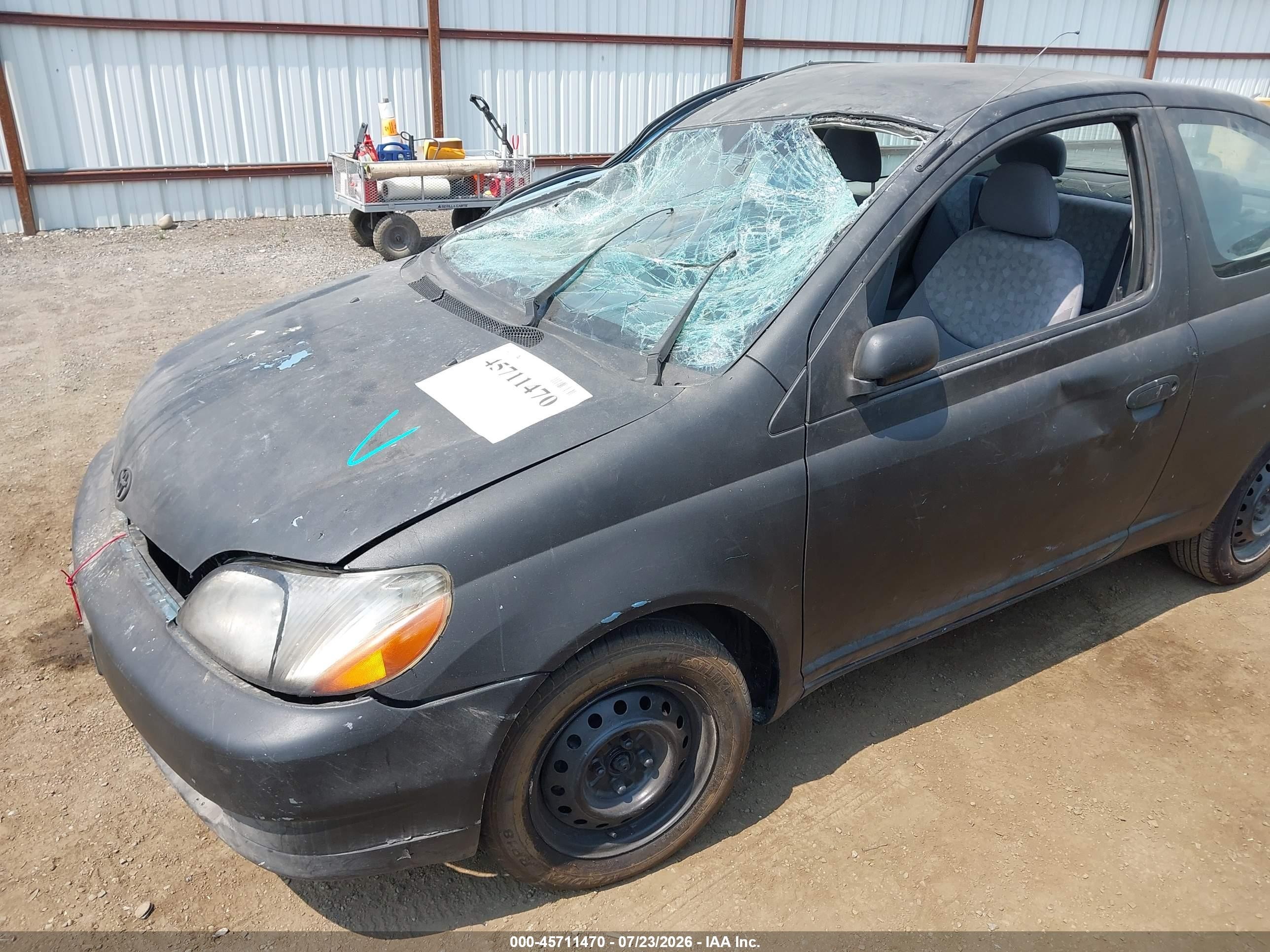 2002 Toyota Echo   Black vin: JTDAT123X20207409