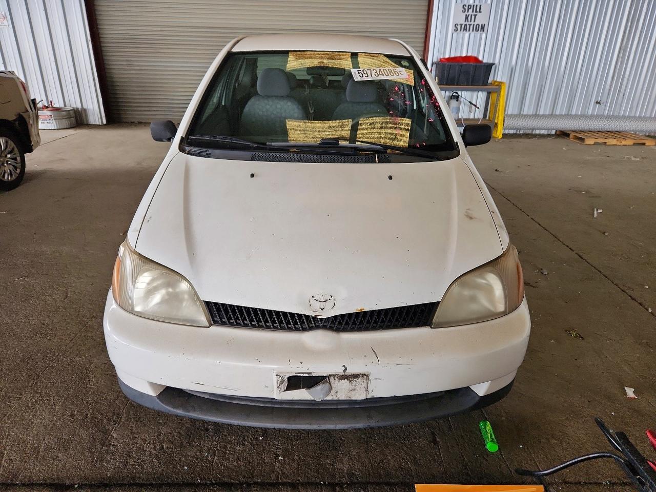 2000 Toyota Echo White vin: JTDAT123XY0039991