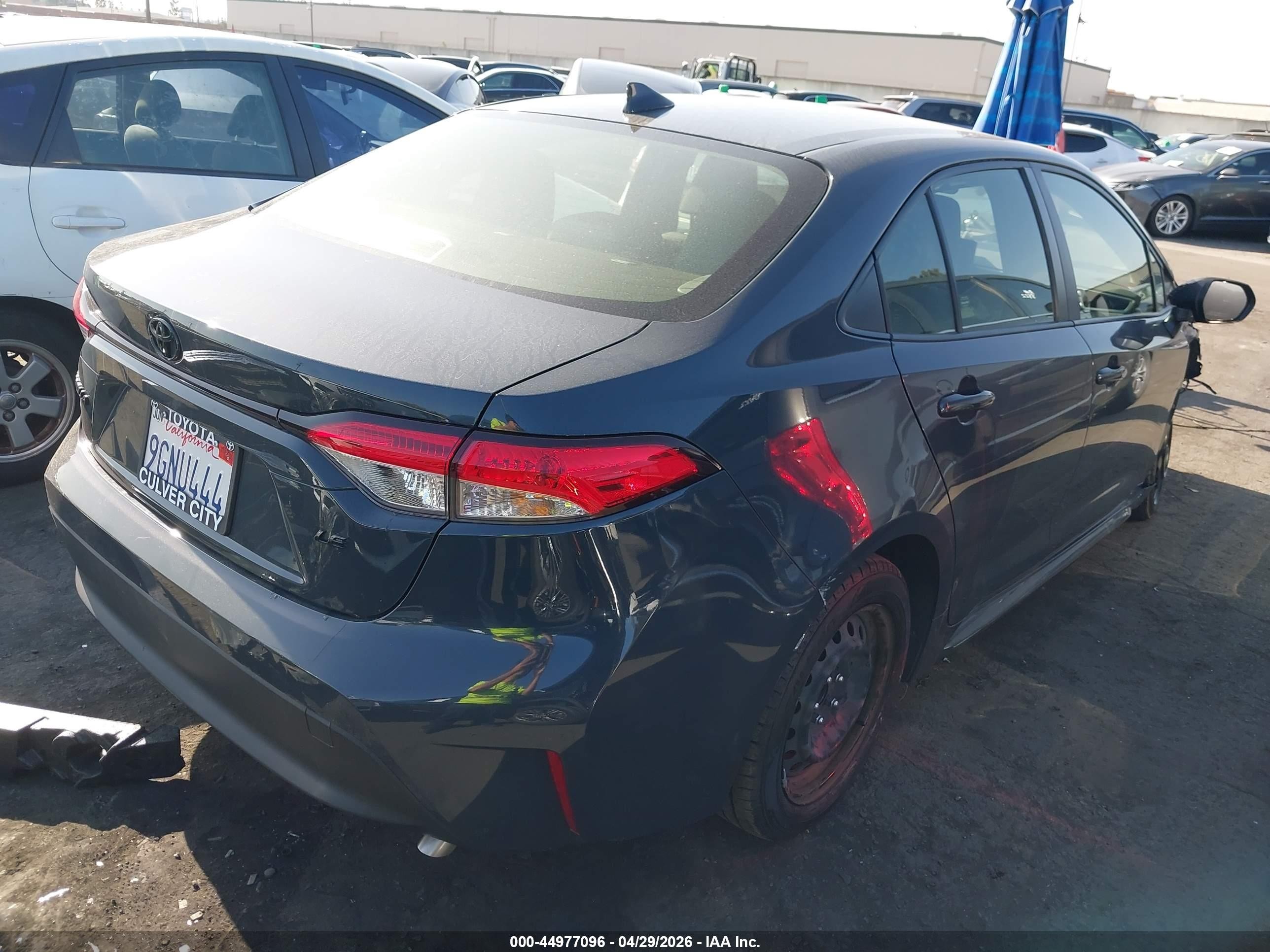 2023 Toyota Corolla Le Серый vin: JTDB4MEE0P3010691