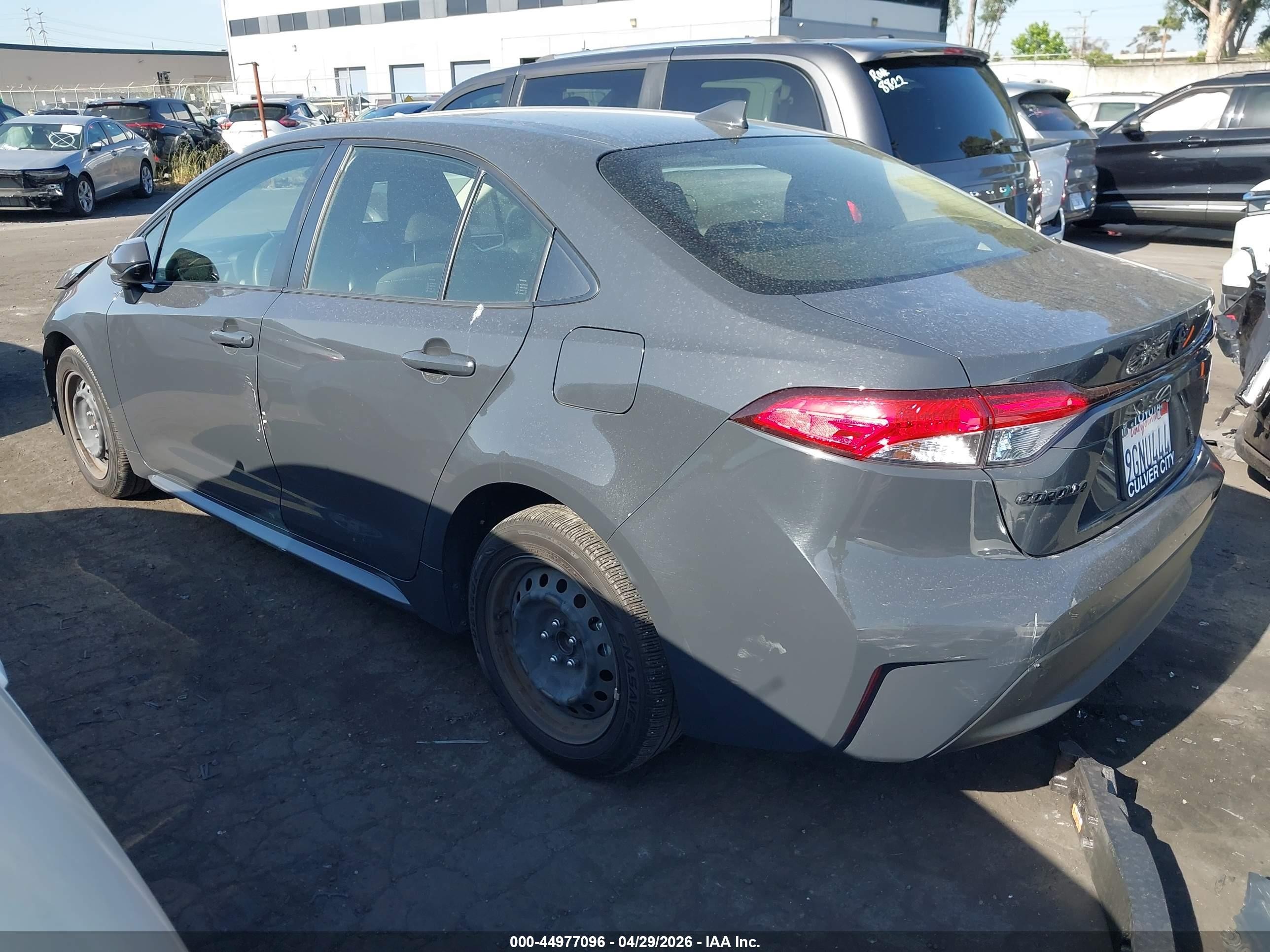 2023 Toyota Corolla Le Серый vin: JTDB4MEE0P3010691