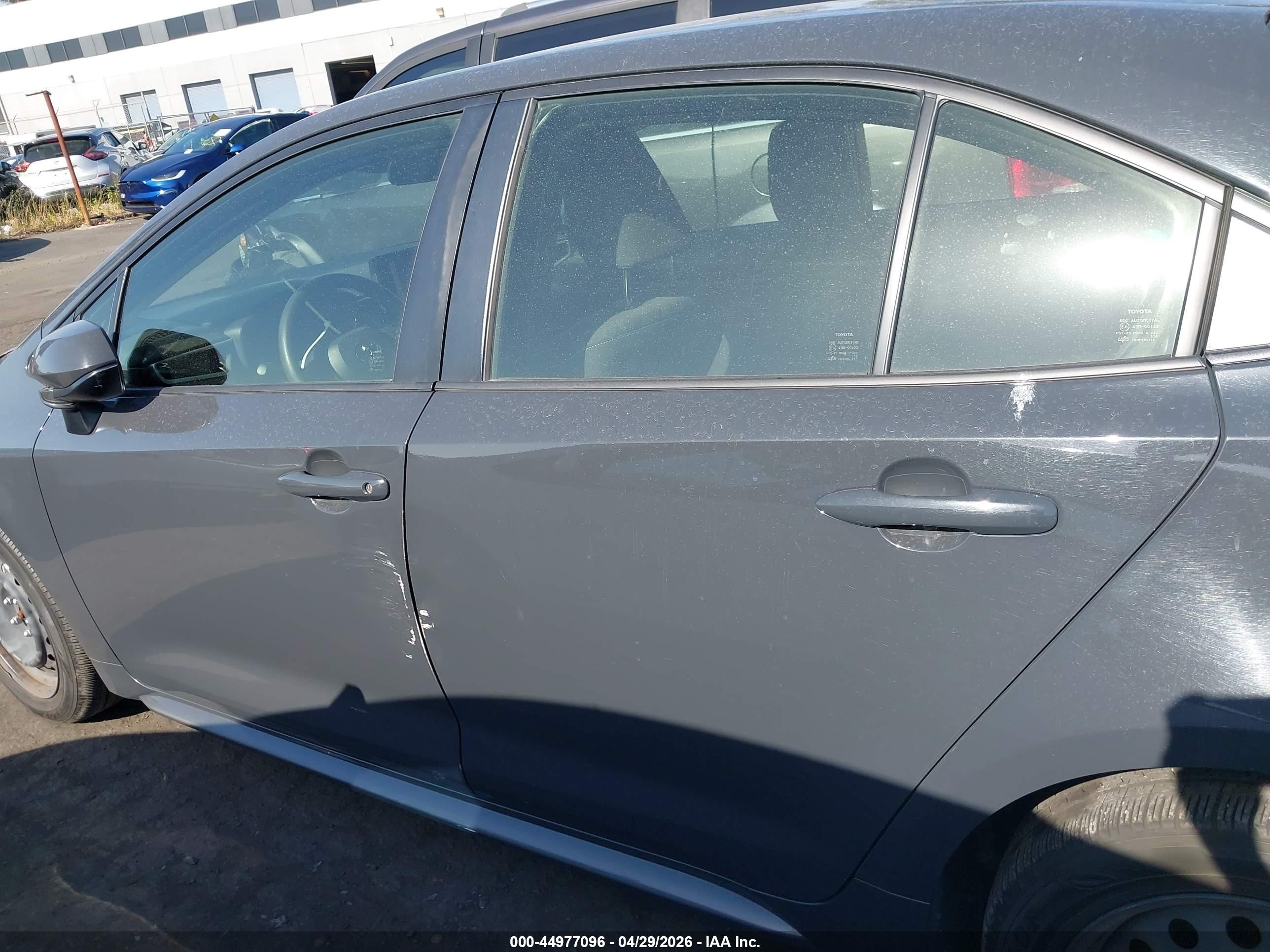 2023 Toyota Corolla Le Серый vin: JTDB4MEE0P3010691