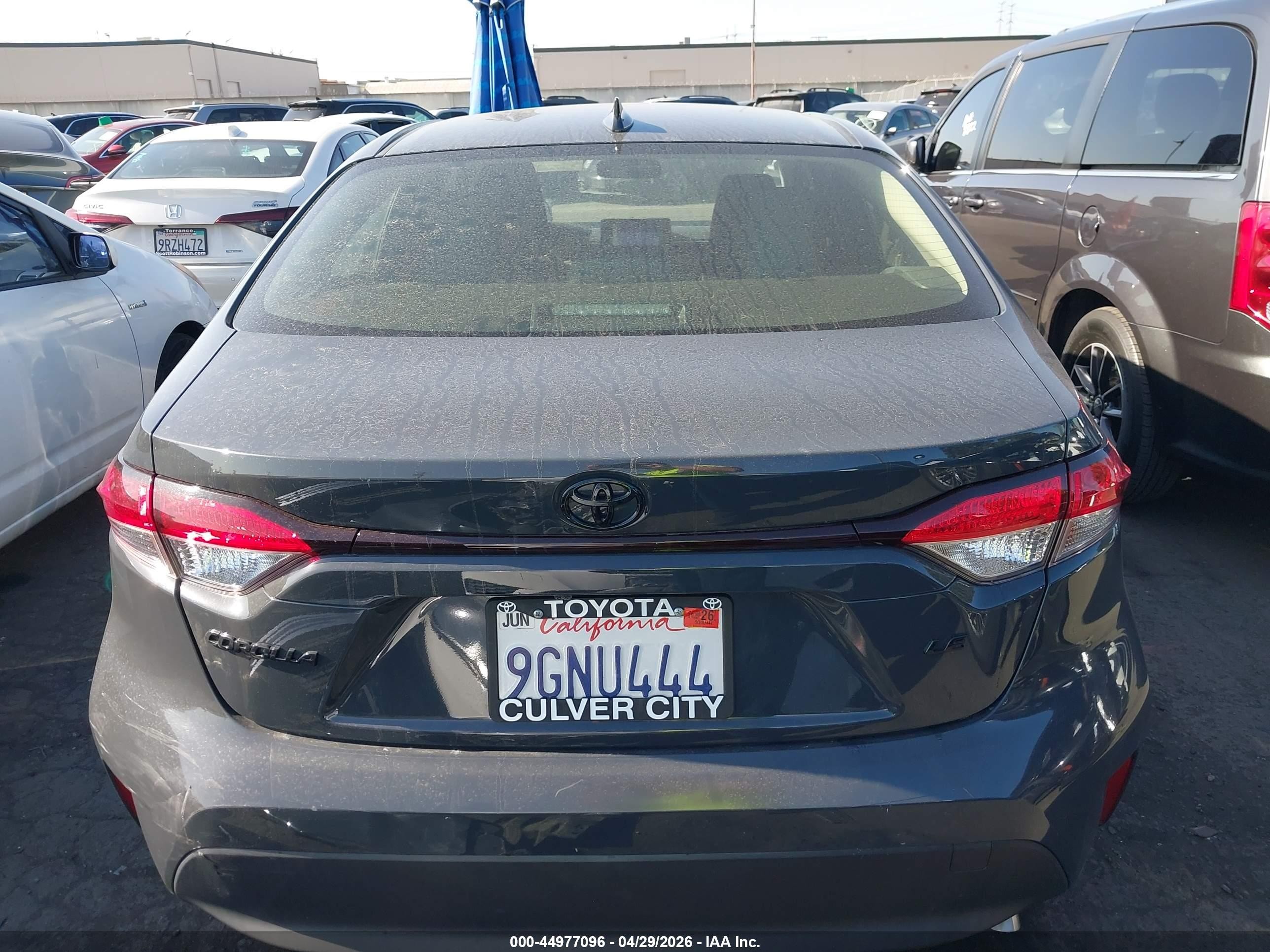 2023 Toyota Corolla Le Серый vin: JTDB4MEE0P3010691