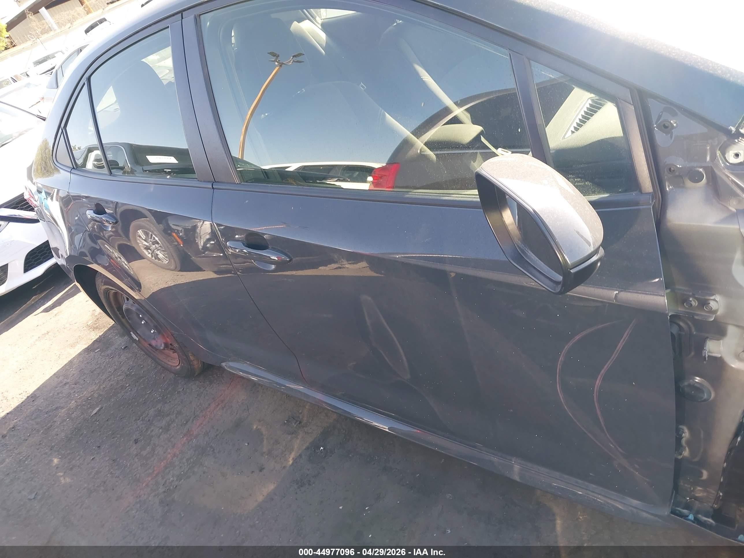 2023 Toyota Corolla Le Серый vin: JTDB4MEE0P3010691