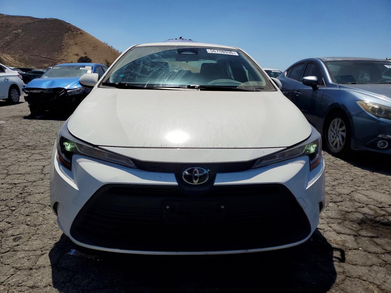 2023 Toyota Corolla Le White vin: JTDB4MEE1P3015513
