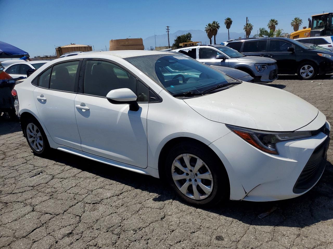 2023 Toyota Corolla Le White vin: JTDB4MEE1P3015513