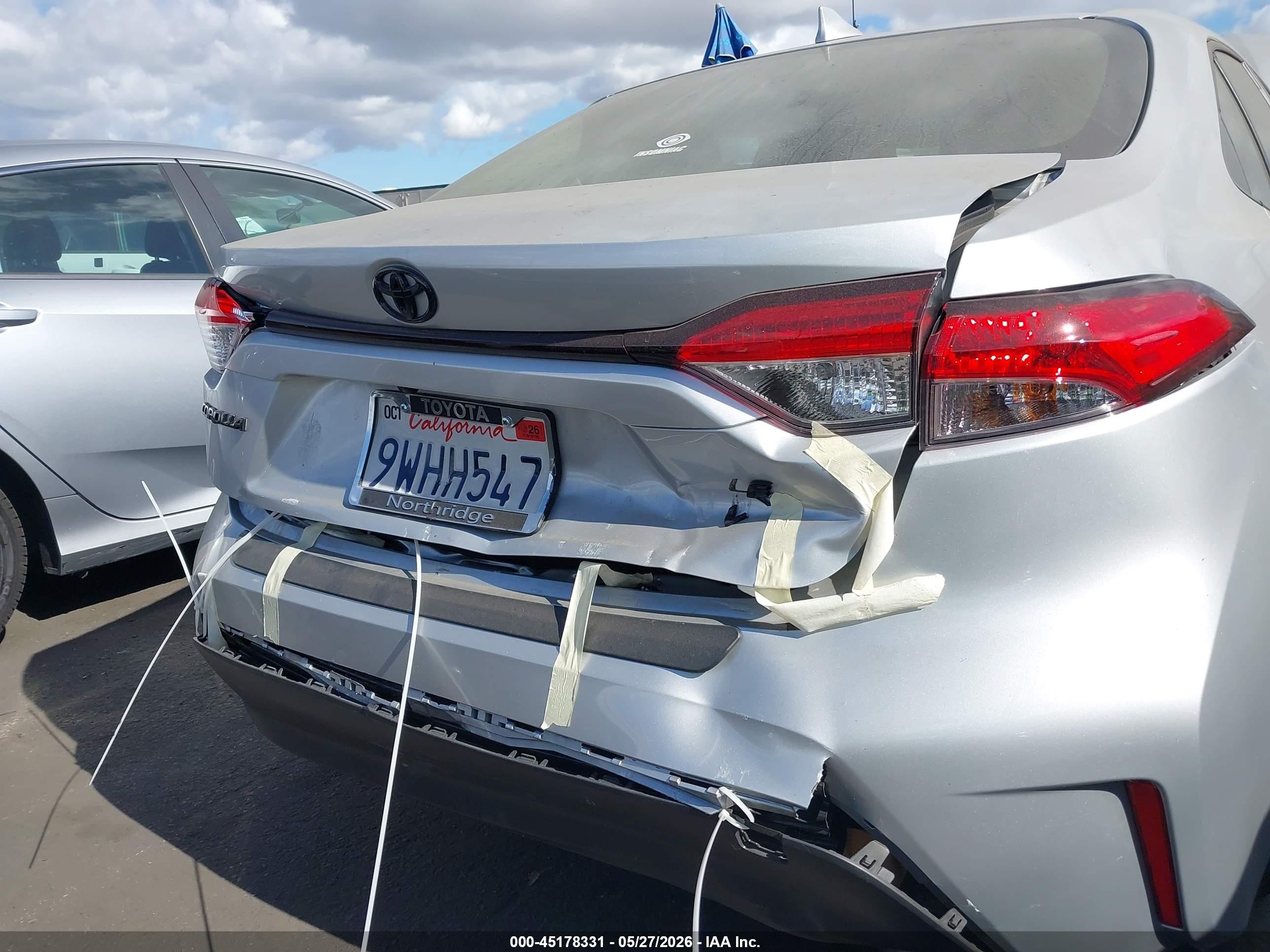 2026 Toyota Corolla Le Silver vin: JTDB4MEE1T3034587