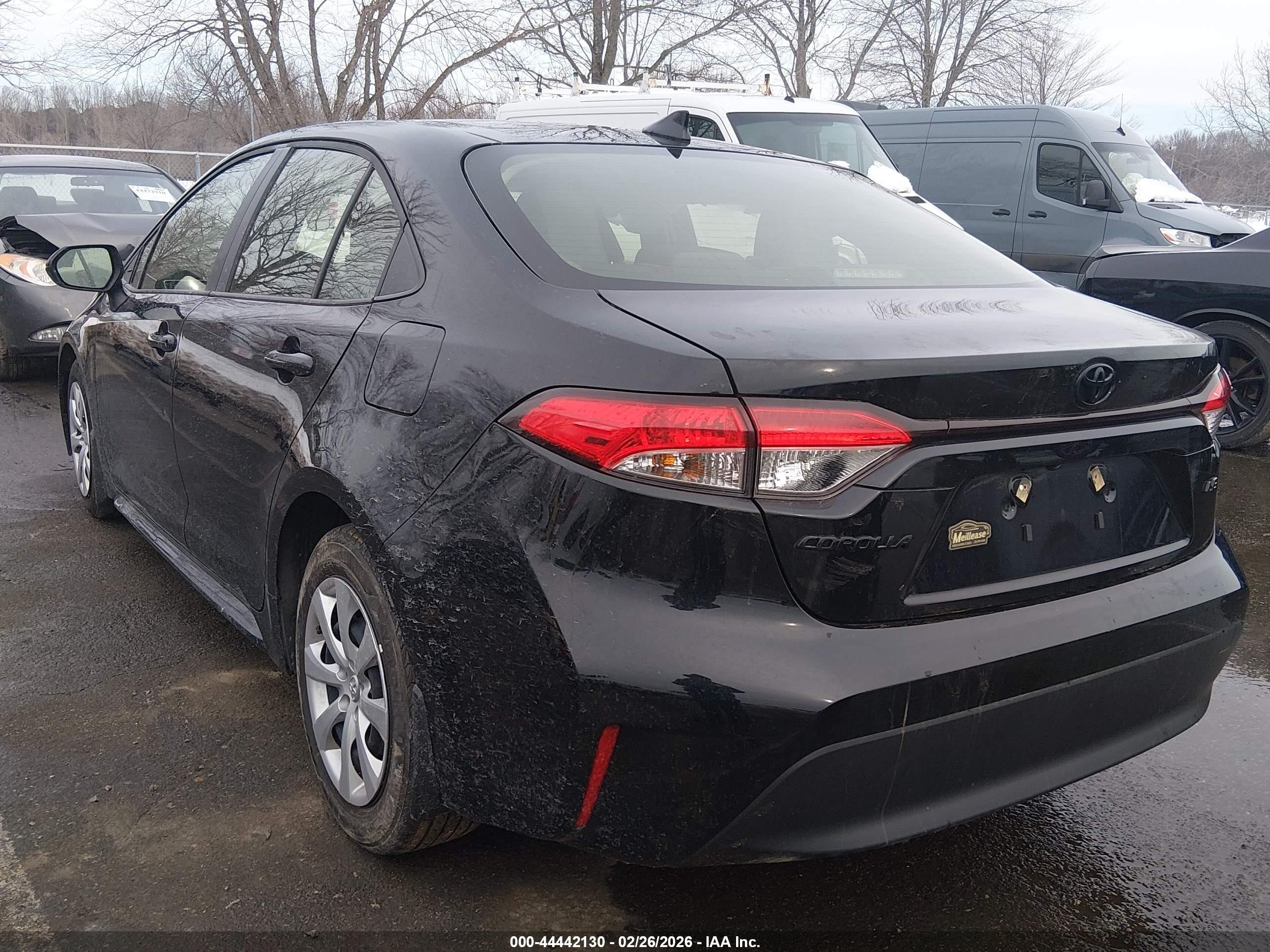 2023 Toyota Corolla Le Black vin: JTDB4MEEXPJ008314