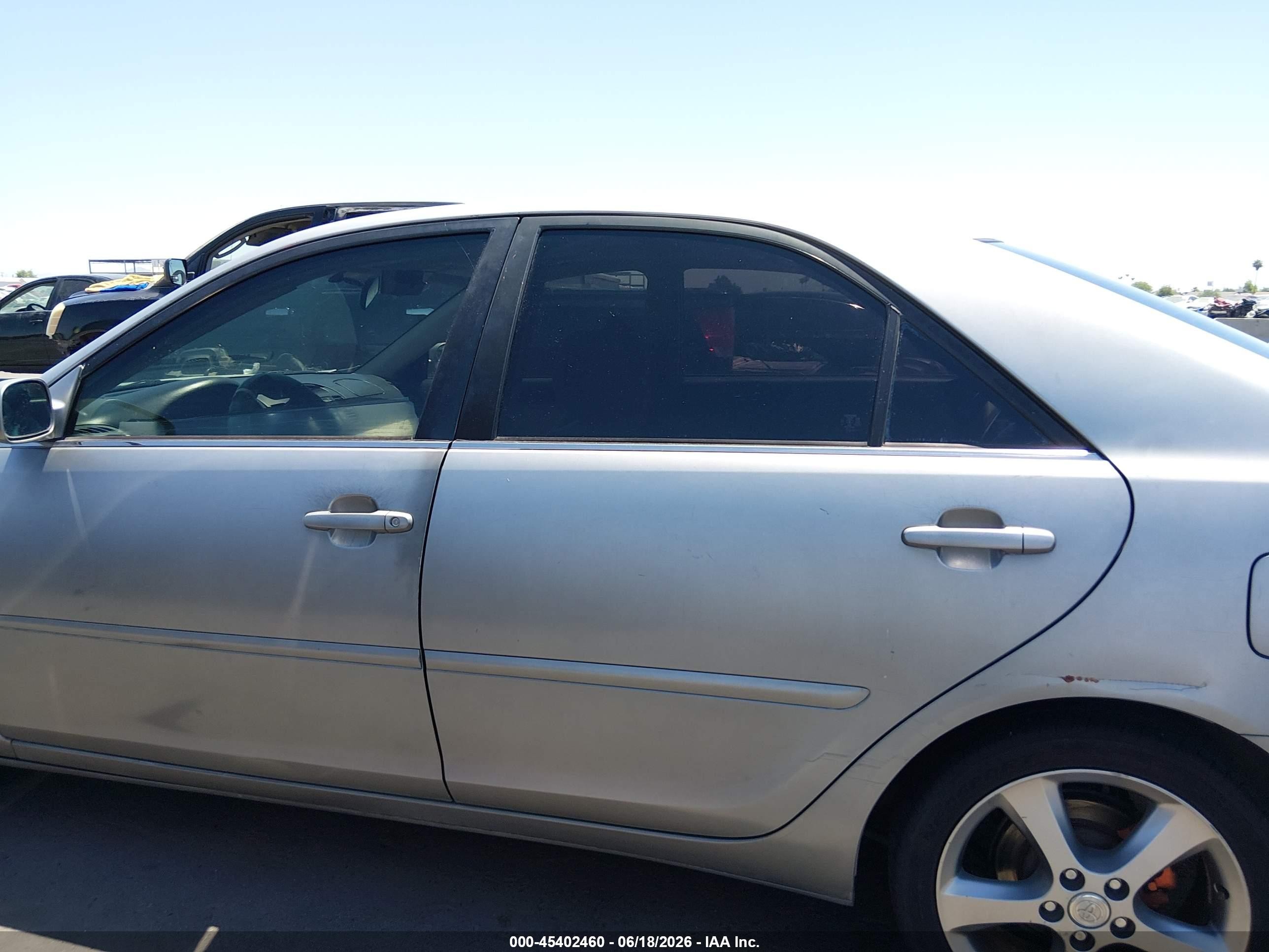 2005 Toyota Camry Se V6 Silver vin: JTDBA30K450025306