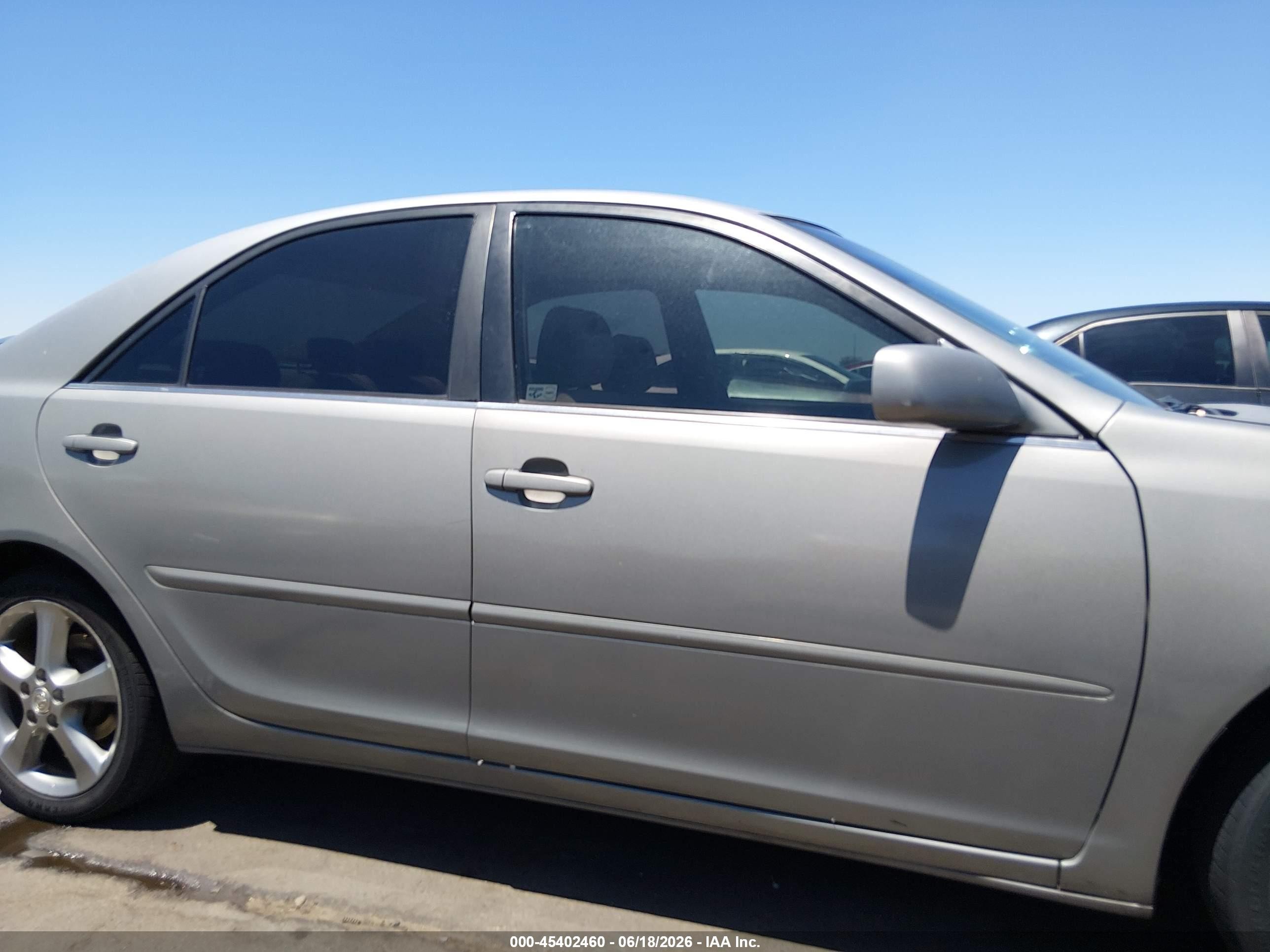 2005 Toyota Camry Se V6 Silver vin: JTDBA30K450025306