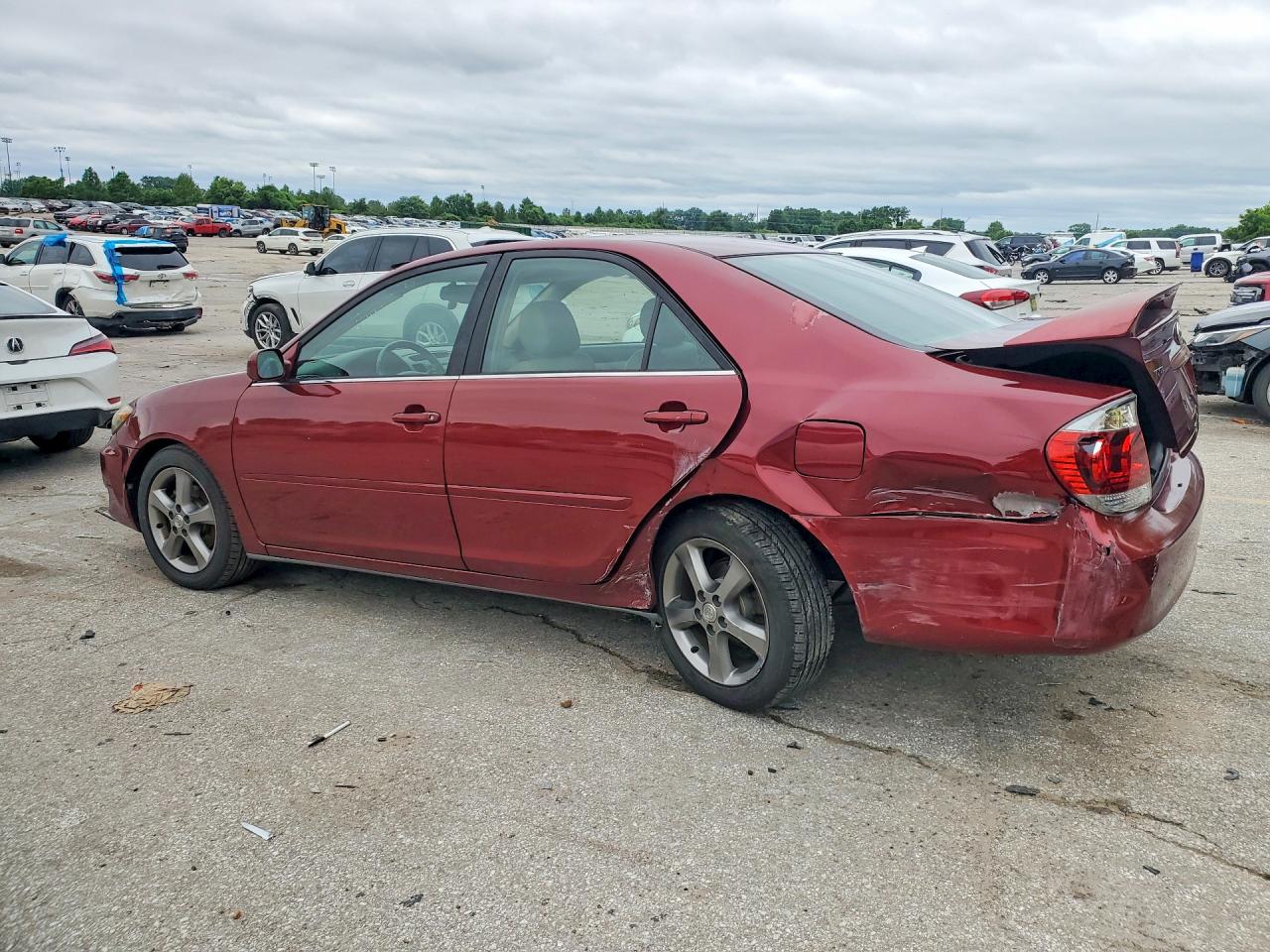 2006 Toyota Camry Se Burgundy vin: JTDBA32K360027014