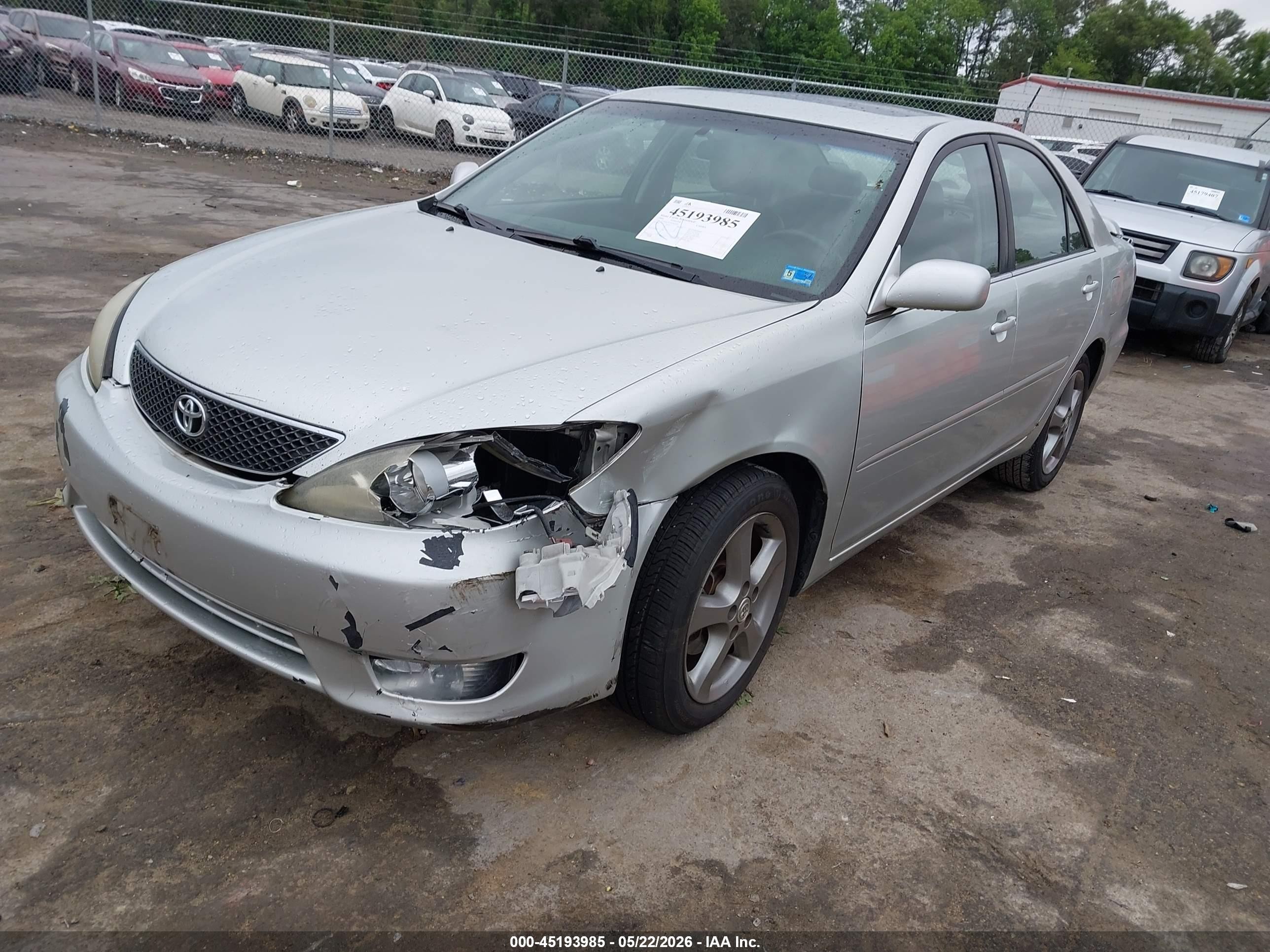 2006 Toyota Camry Se V6 Серебряный vin: JTDBA32K460026602