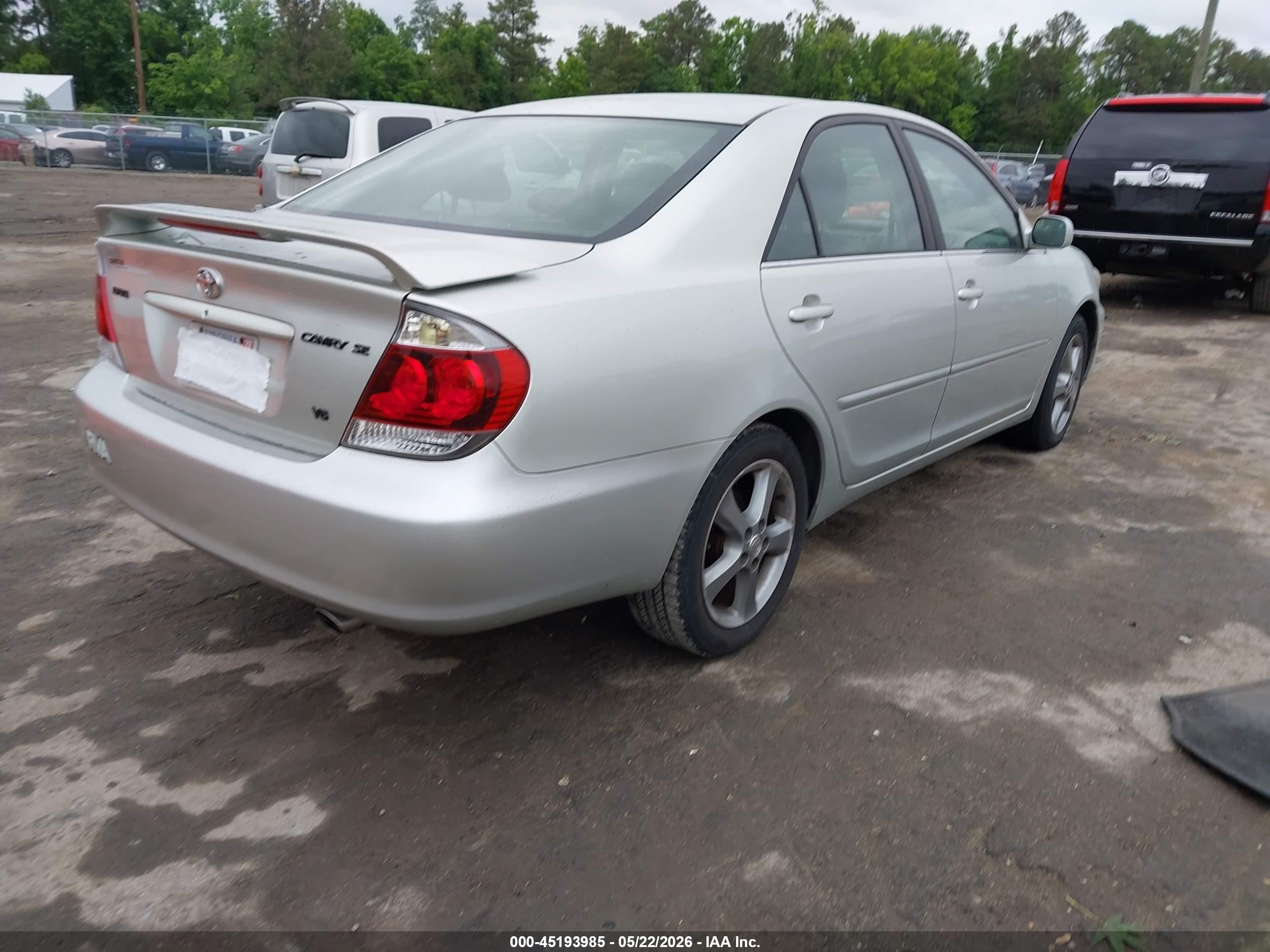 2006 Toyota Camry Se V6 Серебряный vin: JTDBA32K460026602