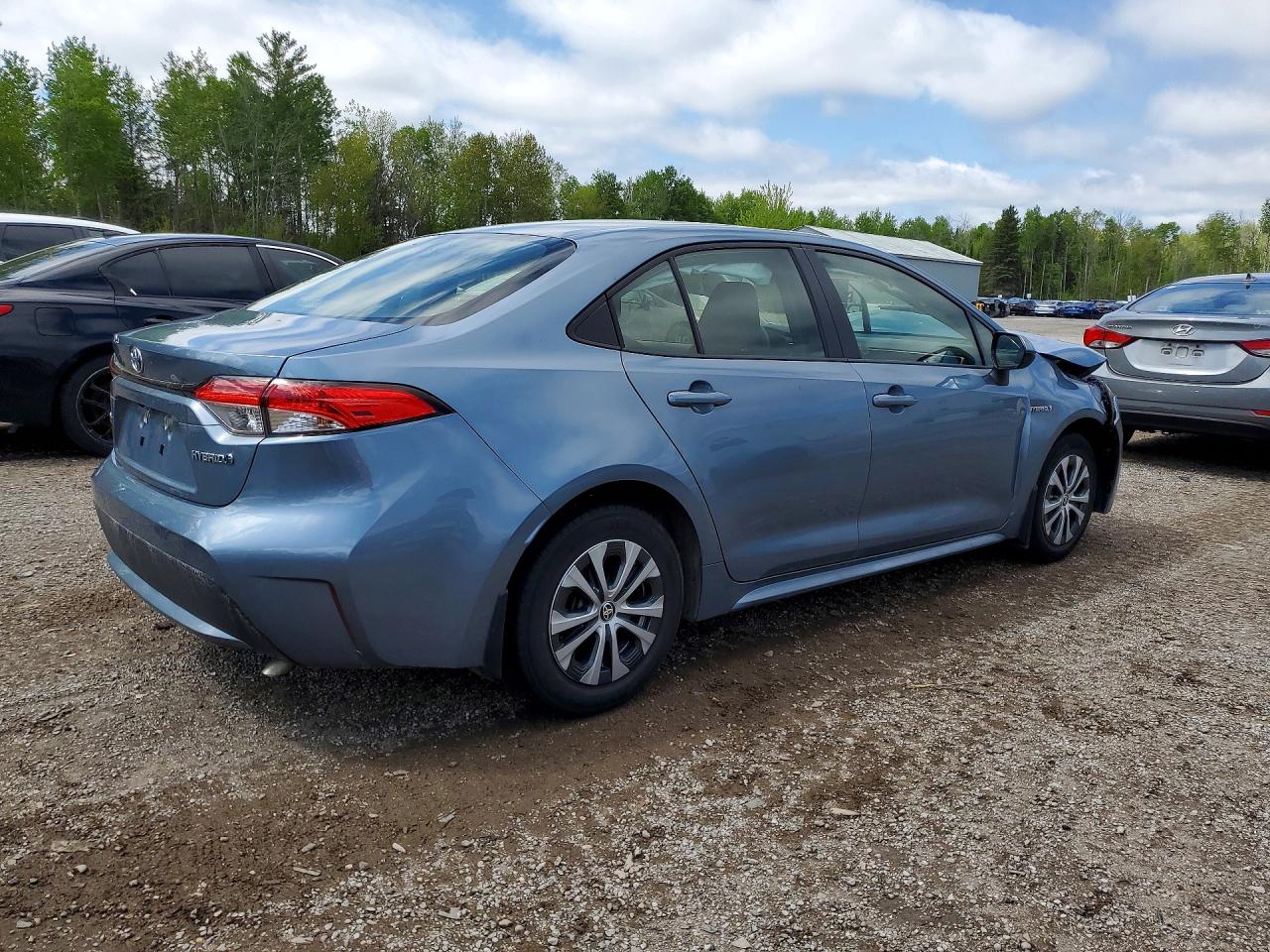 2021 Toyota Corolla Gray vin: JTDBAMDEXMJ023112